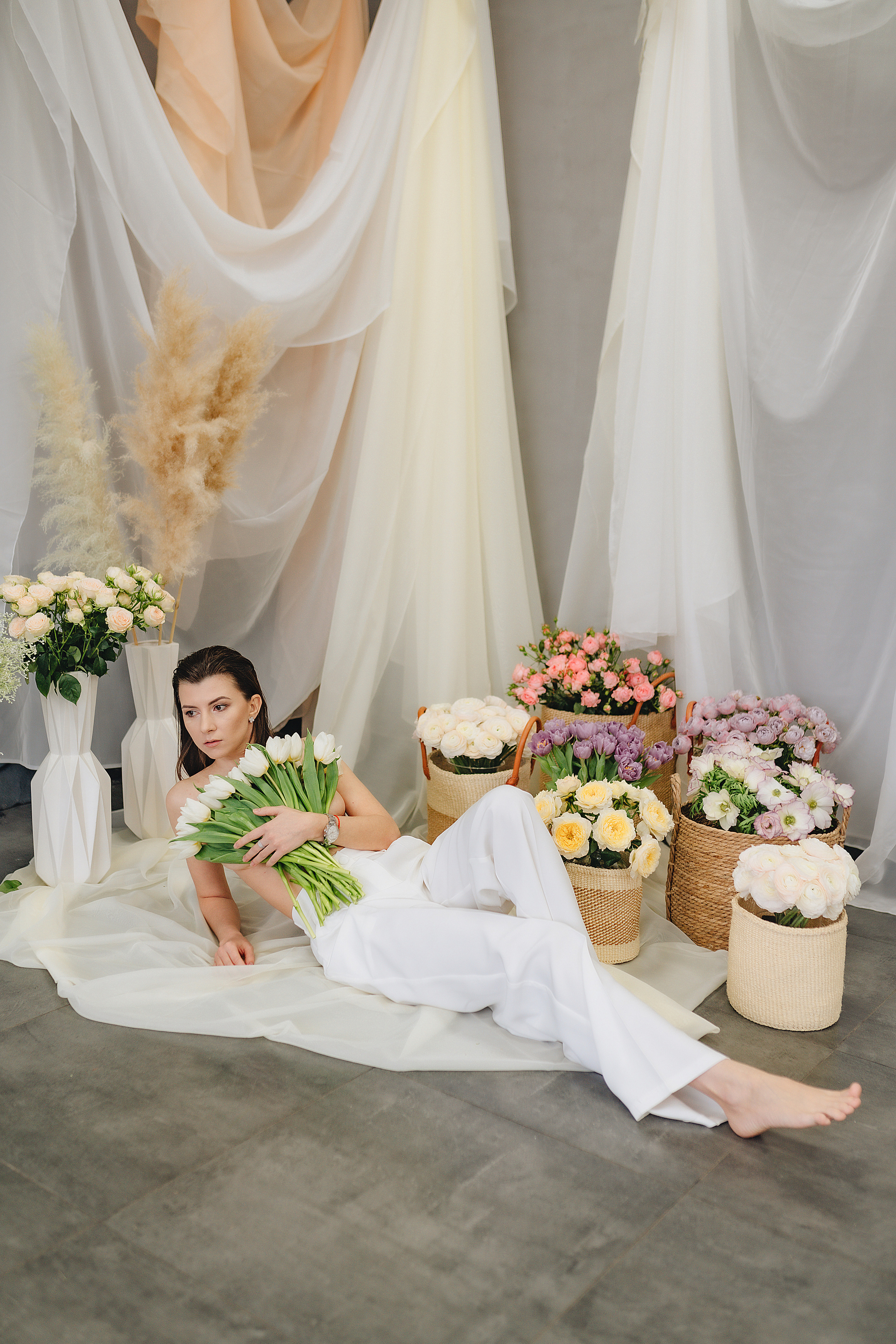 Олеся | Фотодень с цветами. Фотограф Карина Шмулёва. Воронеж и область