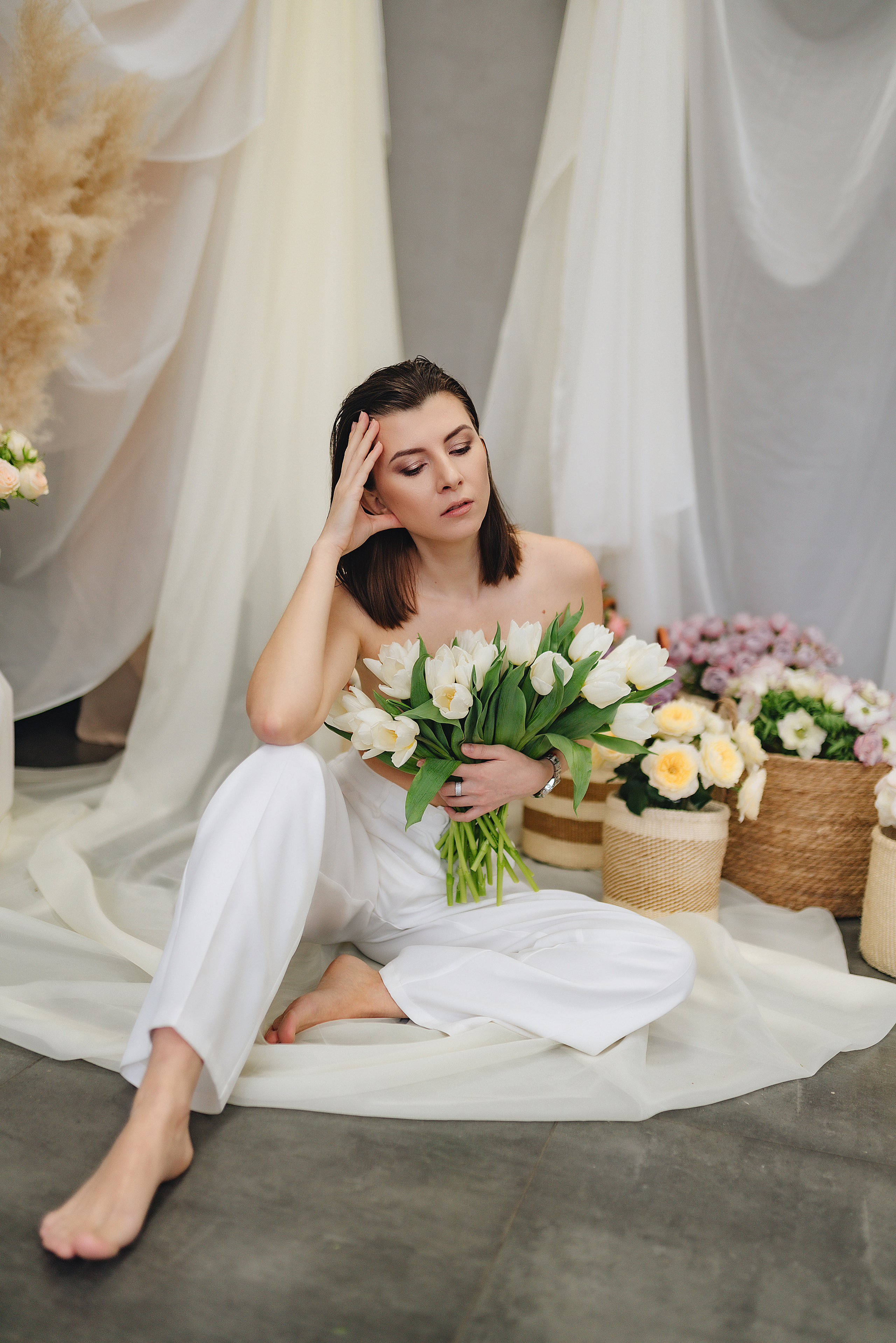 Олеся | Фотодень с цветами. Фотограф Карина Шмулёва. Воронеж и область