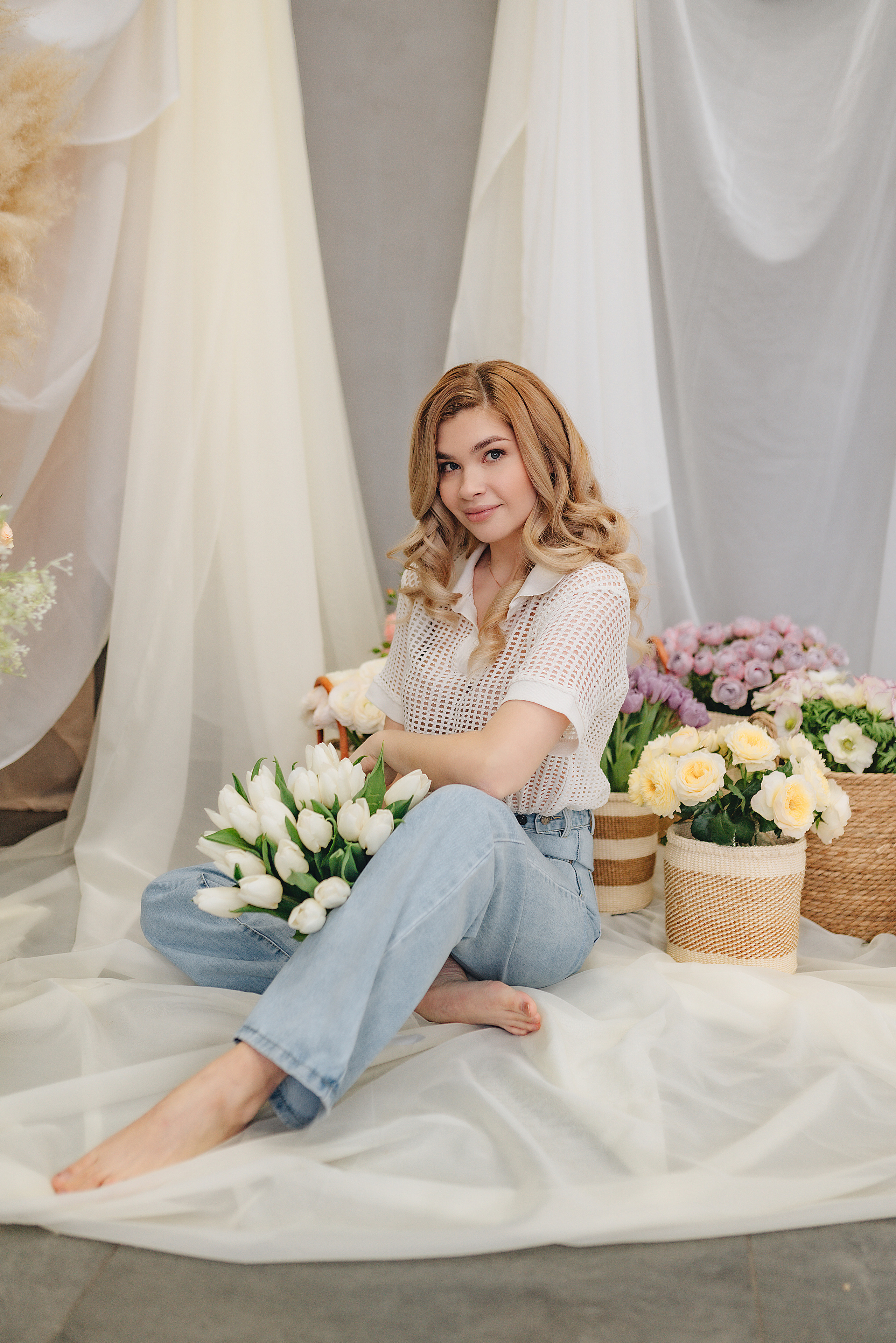 Алина | Фотодень с цветами. Фотограф Карина Шмулёва. Воронеж и область