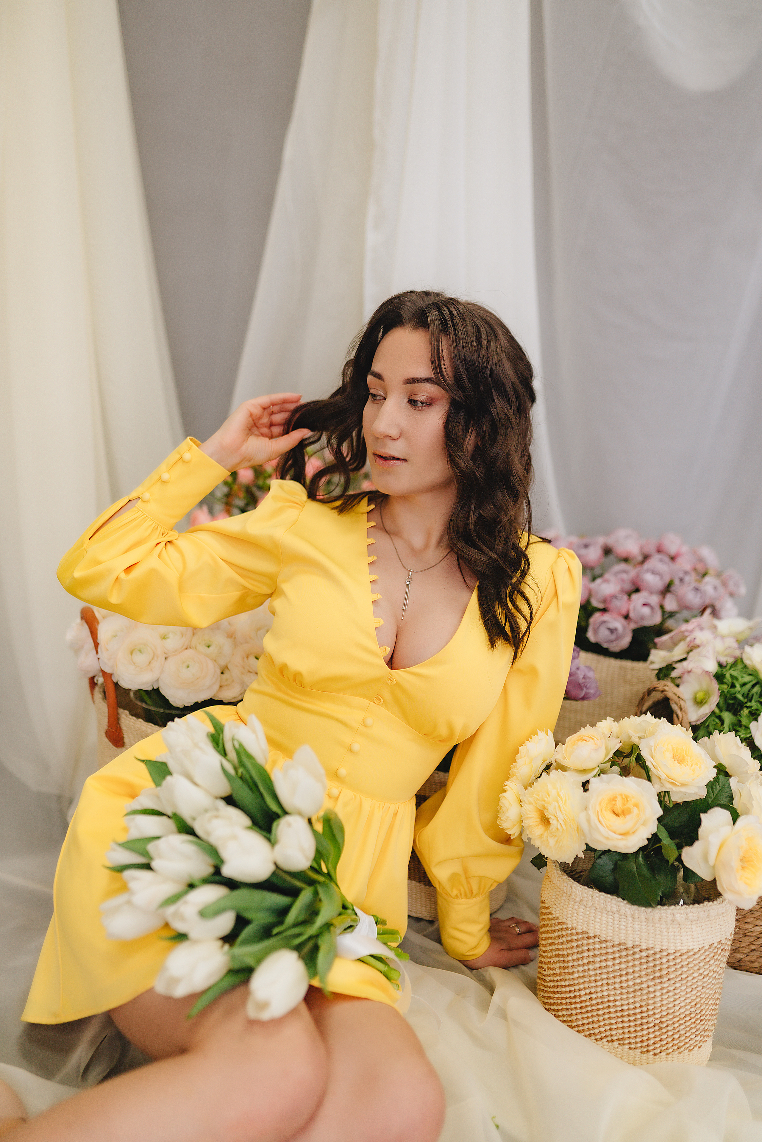 Анастасия | Фотодень с цветами. Фотограф Карина Шмулёва. Воронеж и область