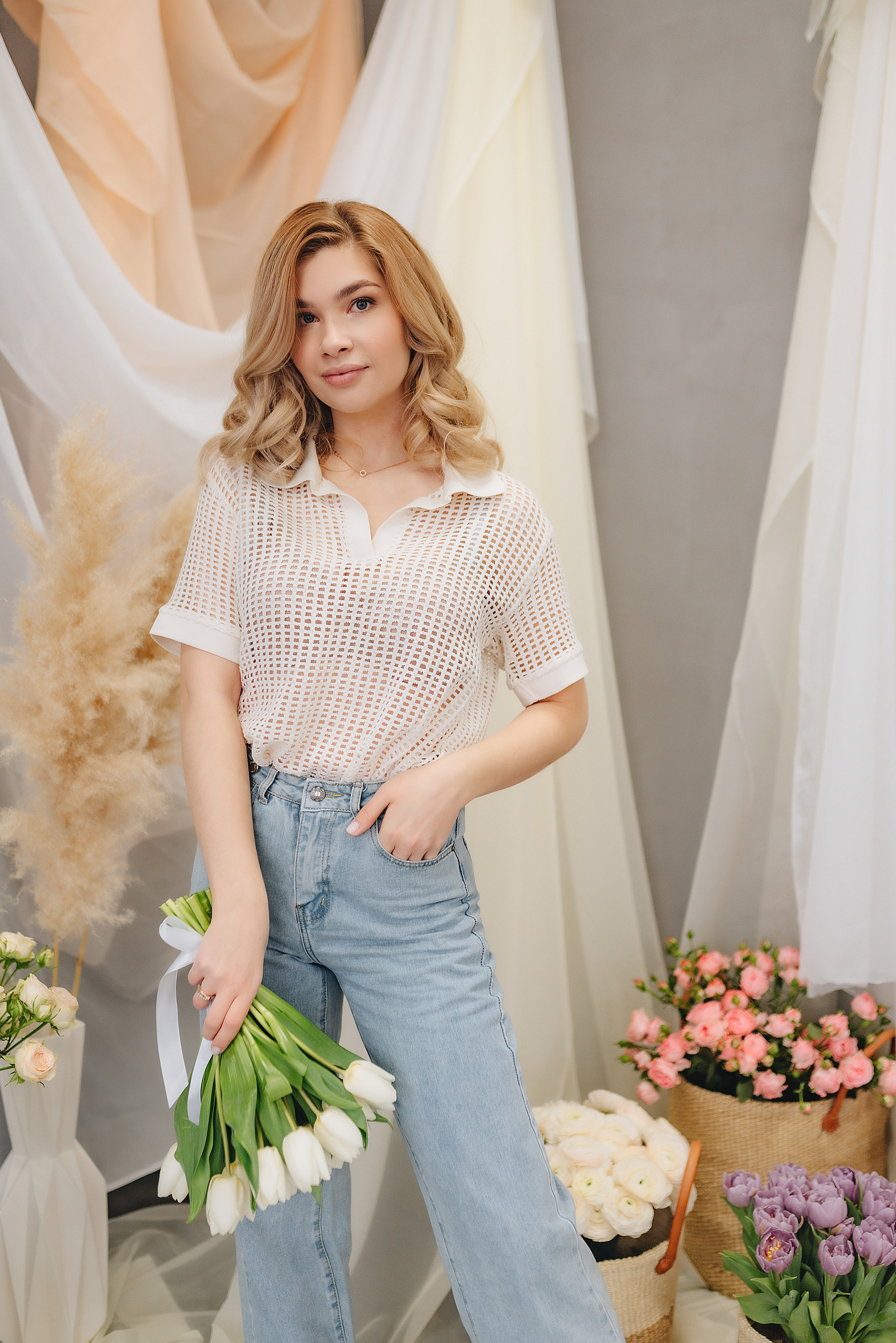 Алина | Фотодень с цветами. Фотограф Карина Шмулёва. Воронеж и область