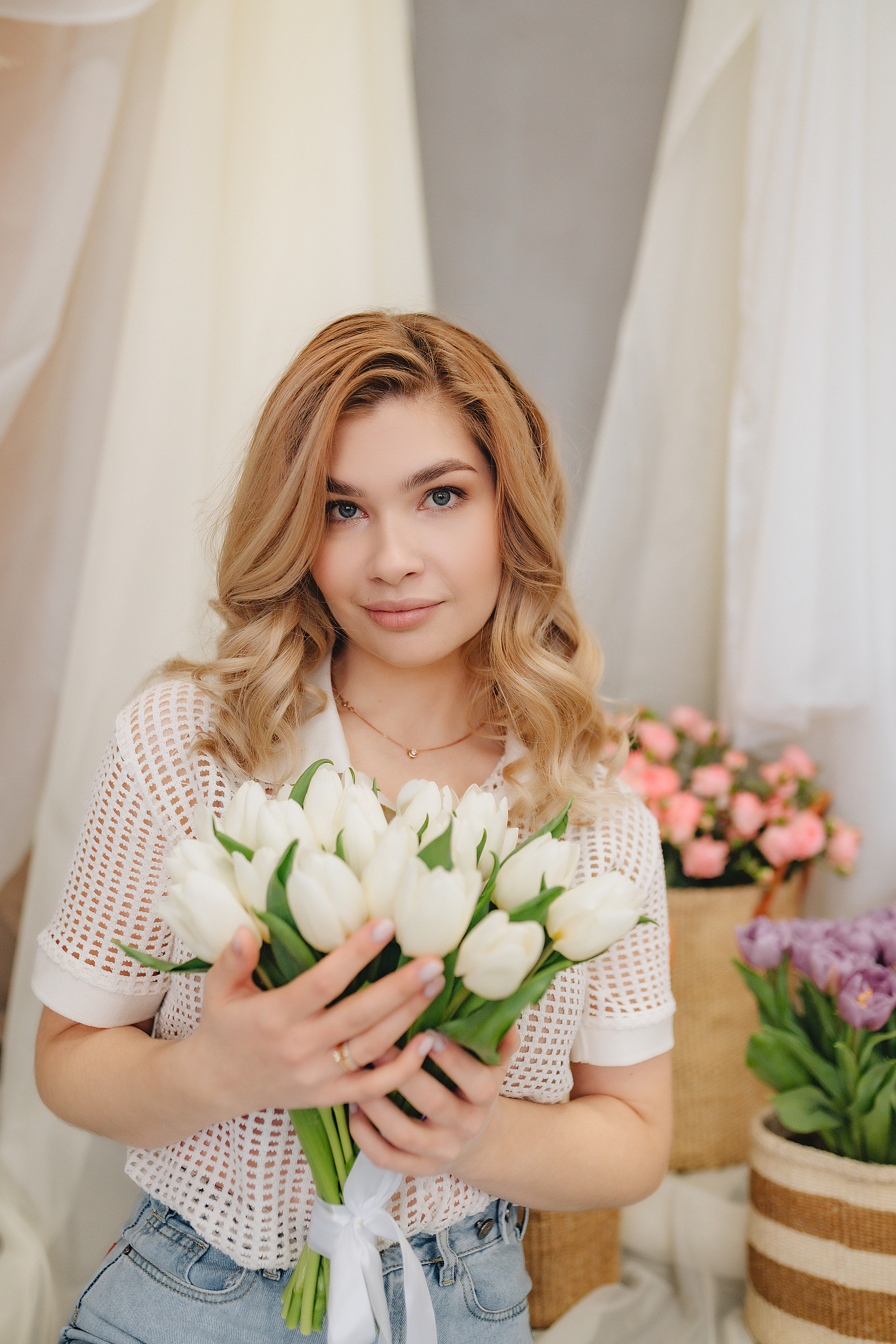 Алина | Фотодень с цветами. Фотограф Карина Шмулёва. Воронеж и область