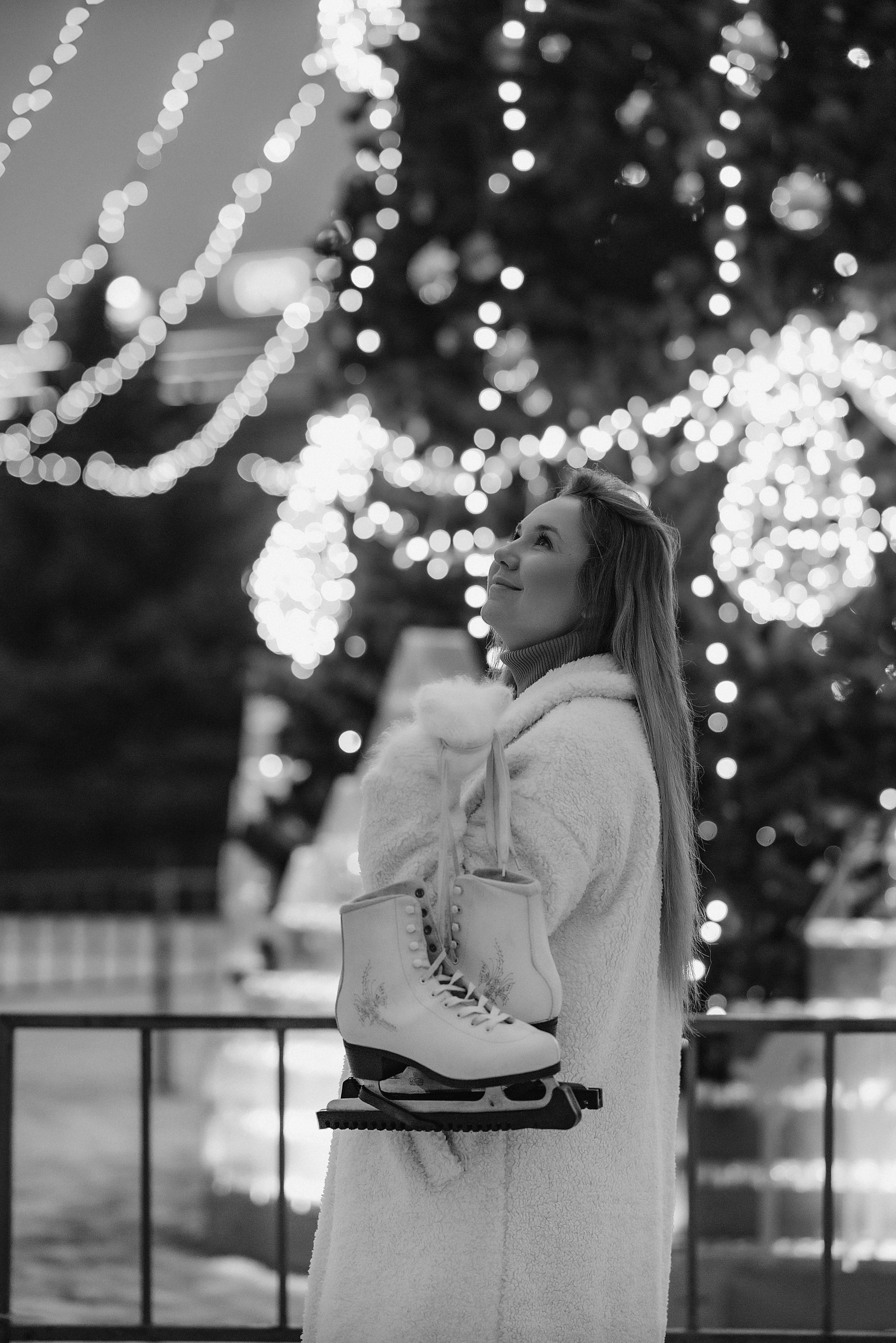 Елена | Вечерняя съёмка у ёлки. Фотограф Карина Шмулёва. Воронеж и область