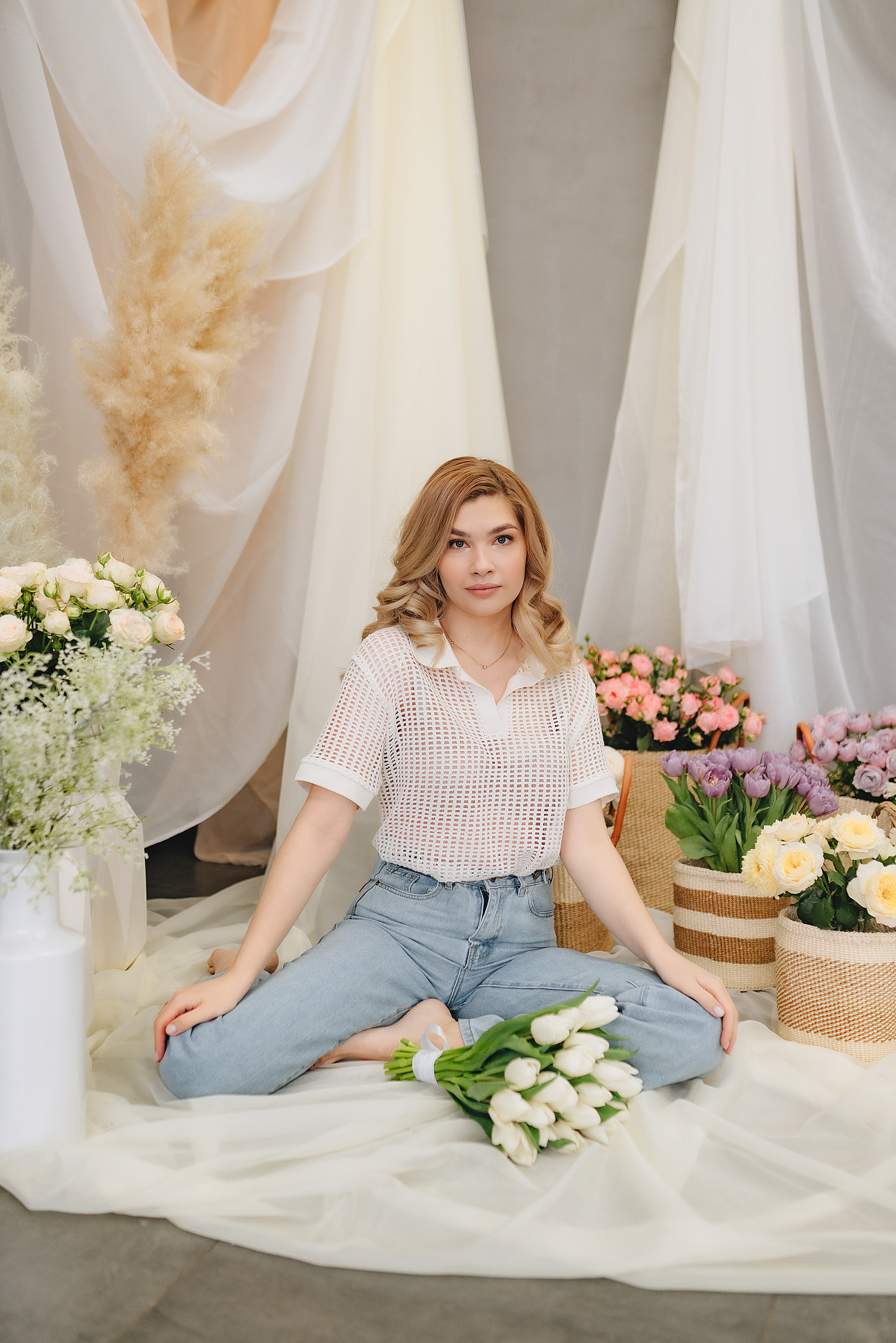 Алина | Фотодень с цветами. Фотограф Карина Шмулёва. Воронеж и область