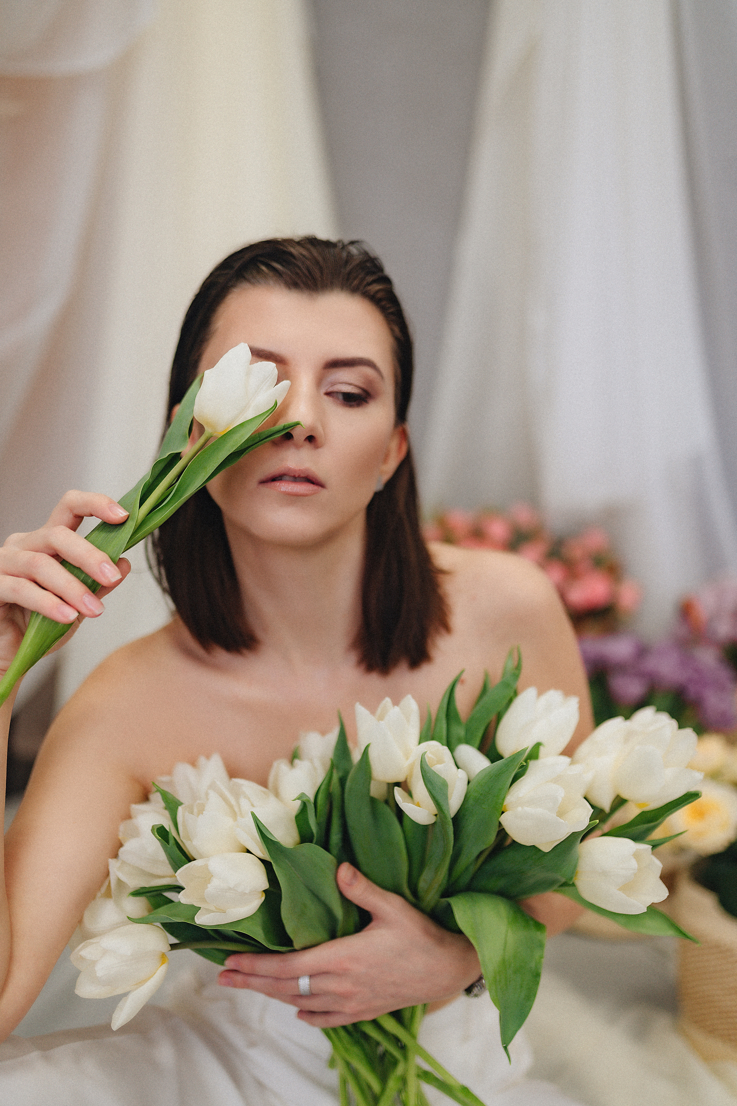 Олеся | Фотодень с цветами. Фотограф Карина Шмулёва. Воронеж и область