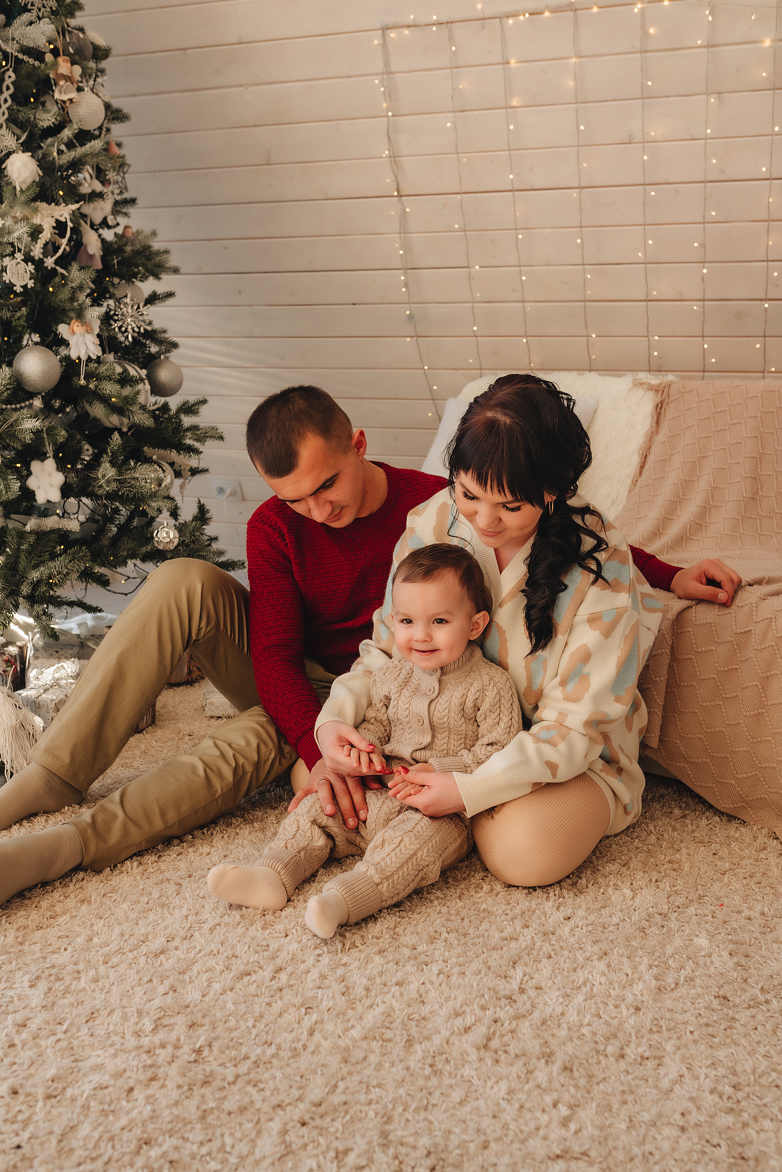 Семья Соколовых | Новогодний фотодень. Фотограф Карина Шмулёва. Воронеж и область