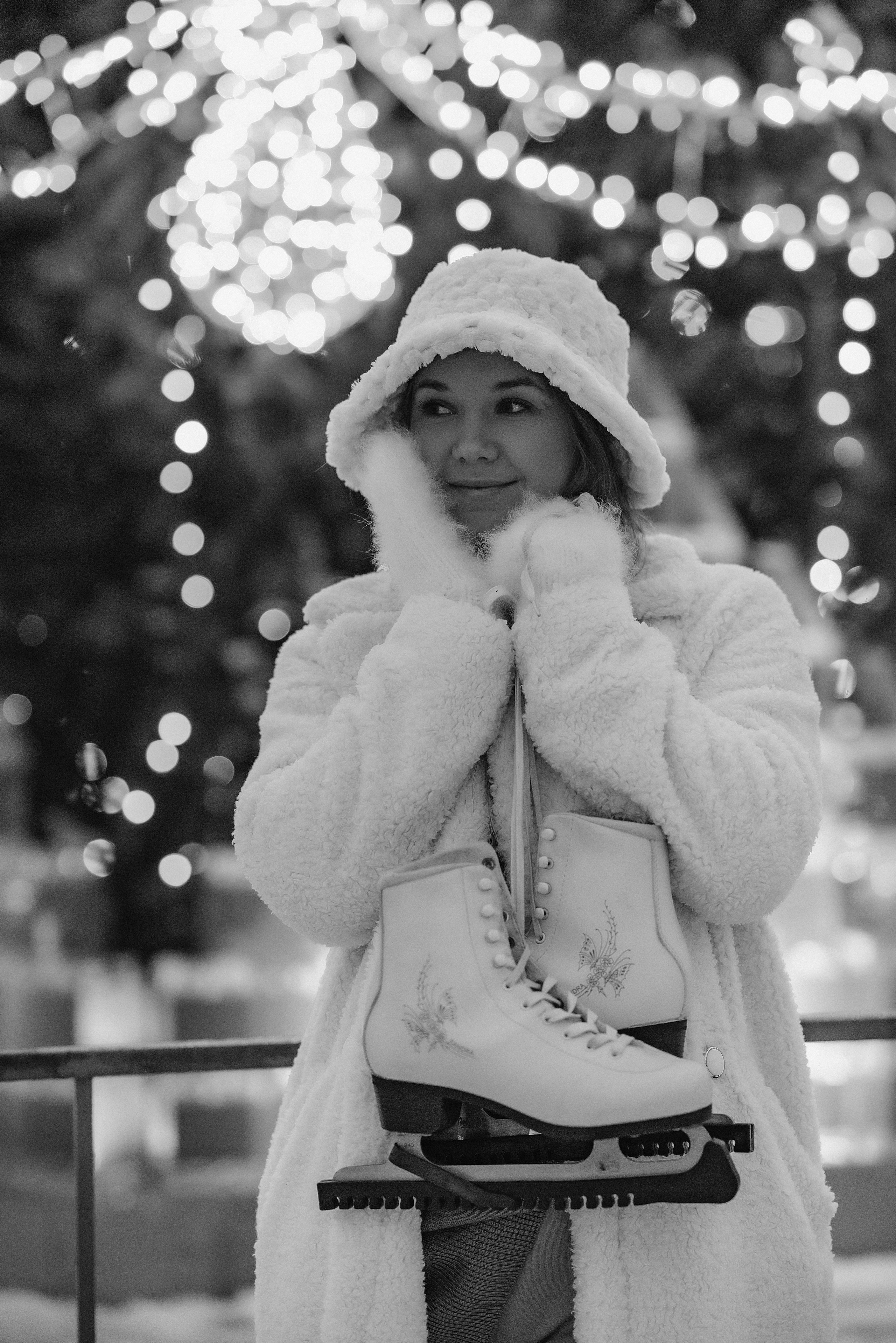 Елена | Вечерняя съёмка у ёлки. Фотограф Карина Шмулёва. Воронеж и область