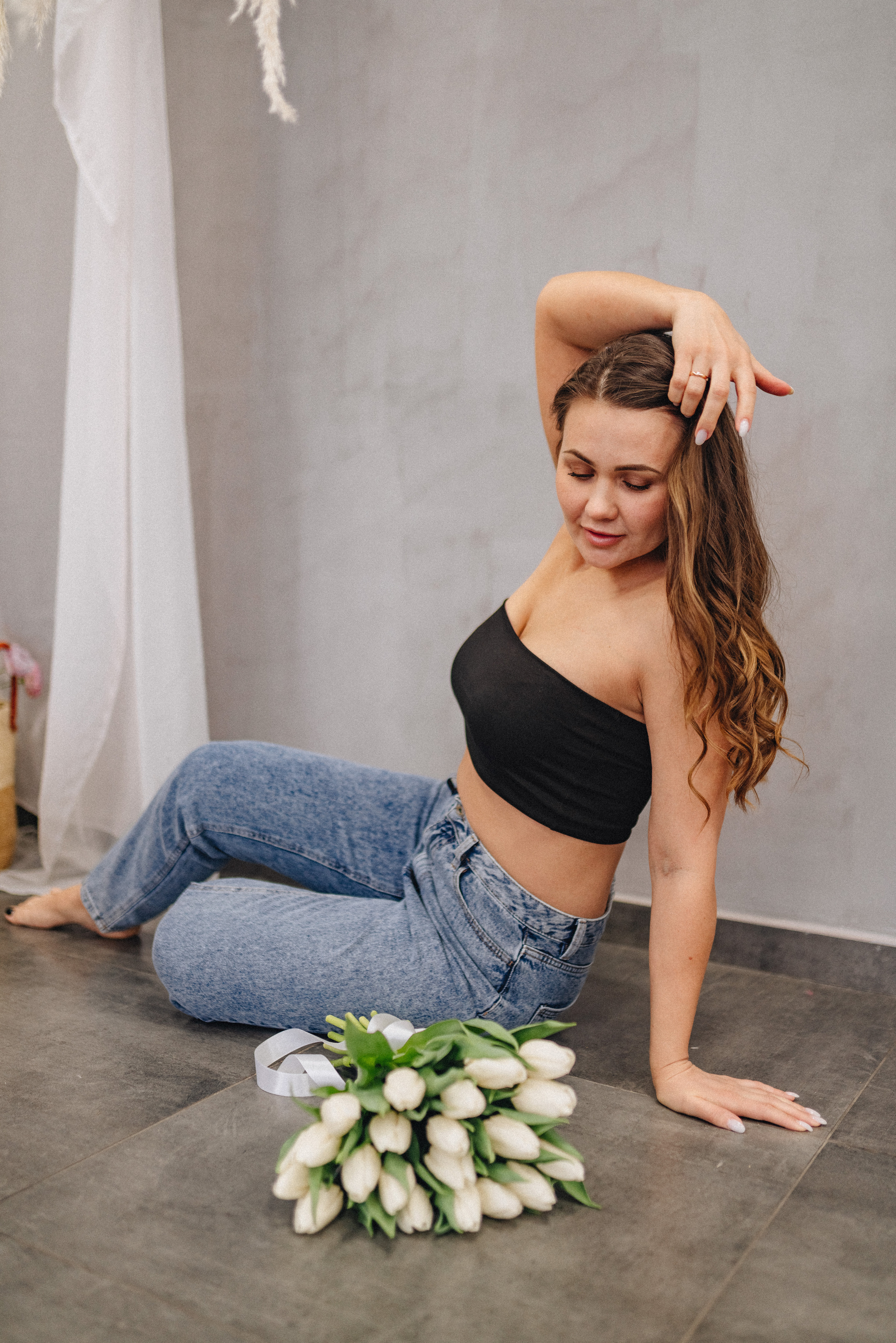 Анна | Фотодень с цветами. Фотограф Карина Шмулёва. Воронеж и область