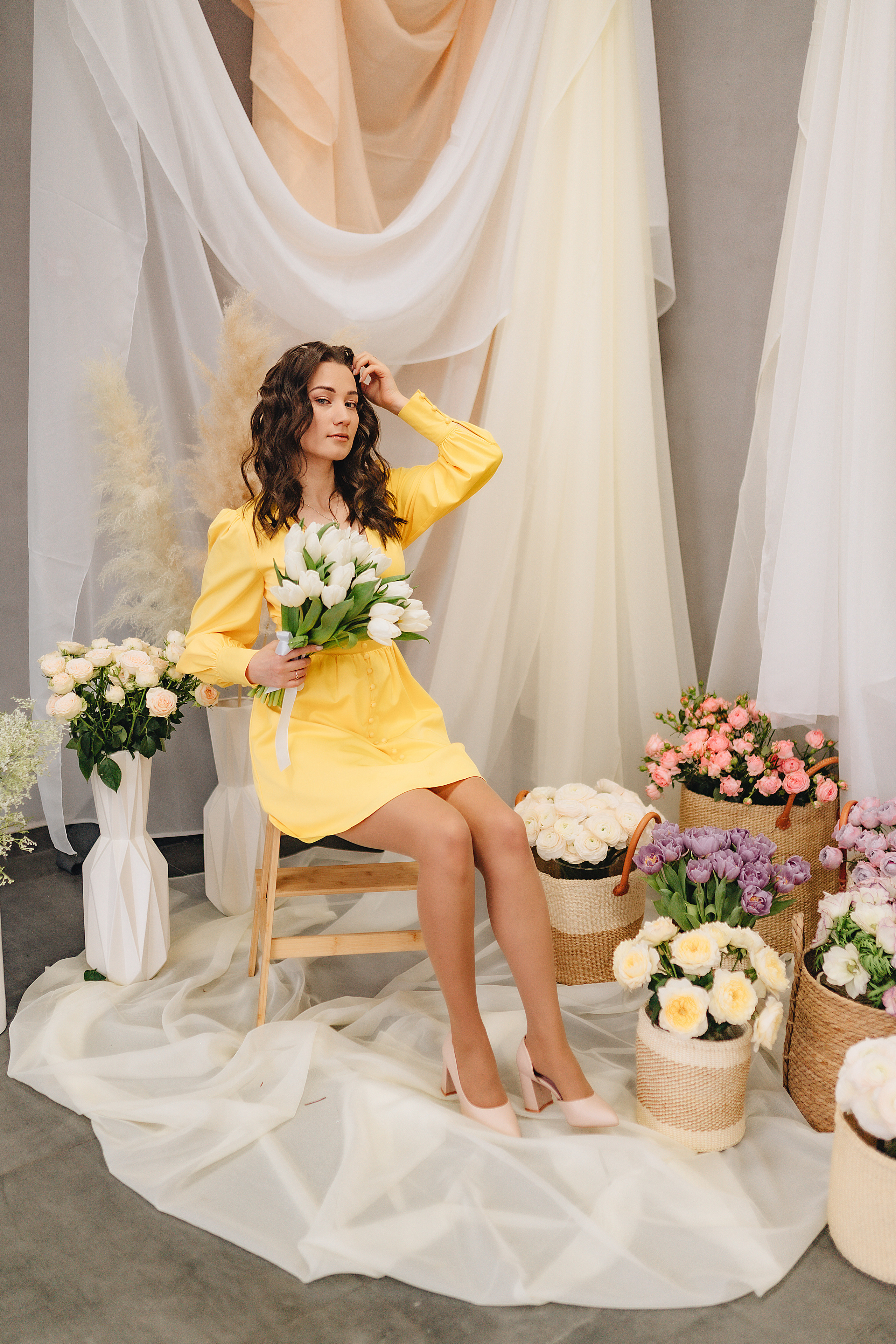 Анастасия | Фотодень с цветами. Фотограф Карина Шмулёва. Воронеж и область