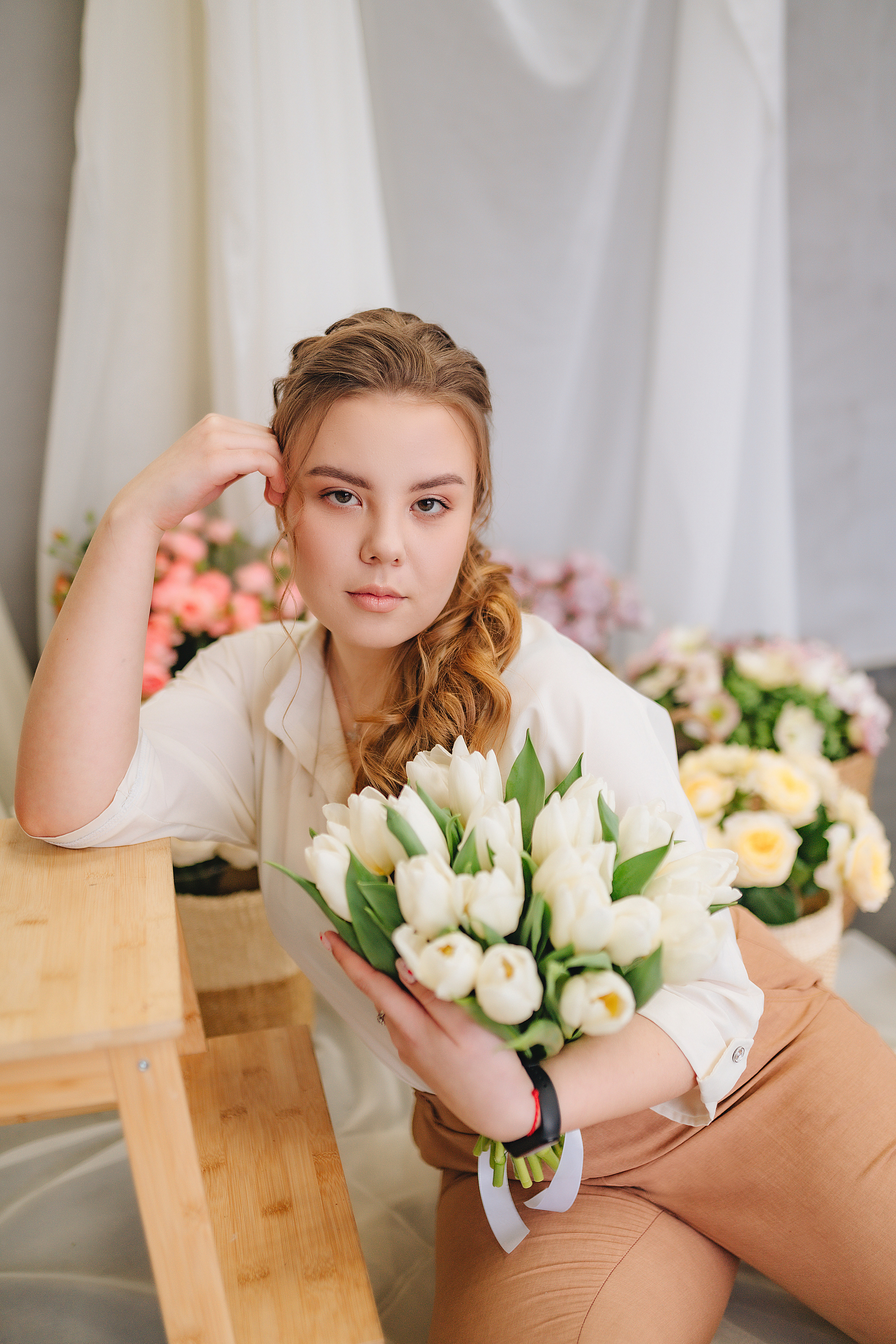 Елизавета | Фотодень с цветами. Фотограф Карина Шмулёва. Воронеж и область