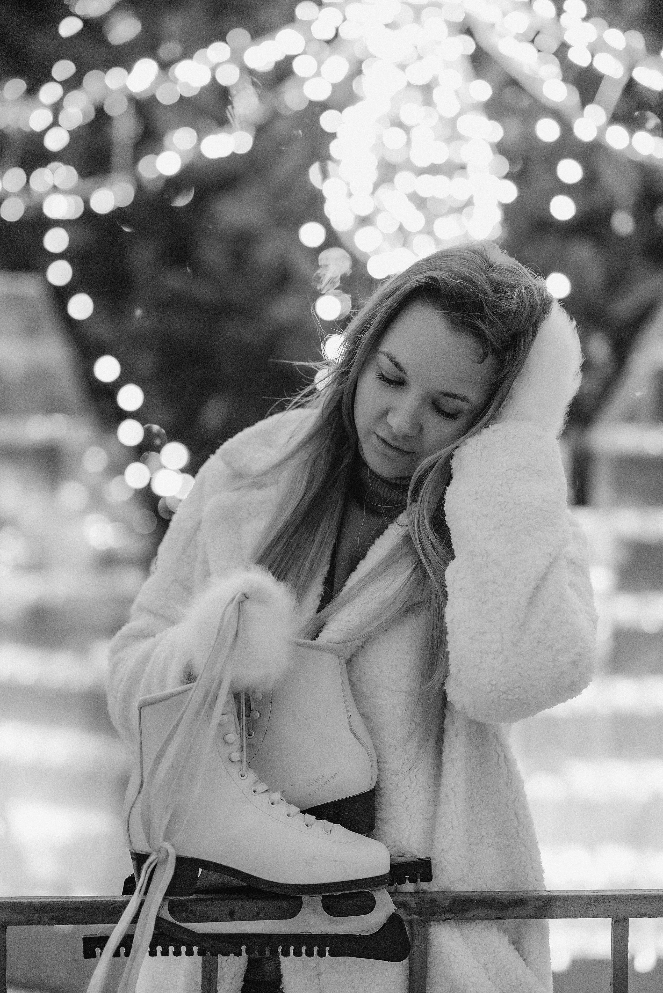 Елена | Вечерняя съёмка у ёлки. Фотограф Карина Шмулёва. Воронеж и область