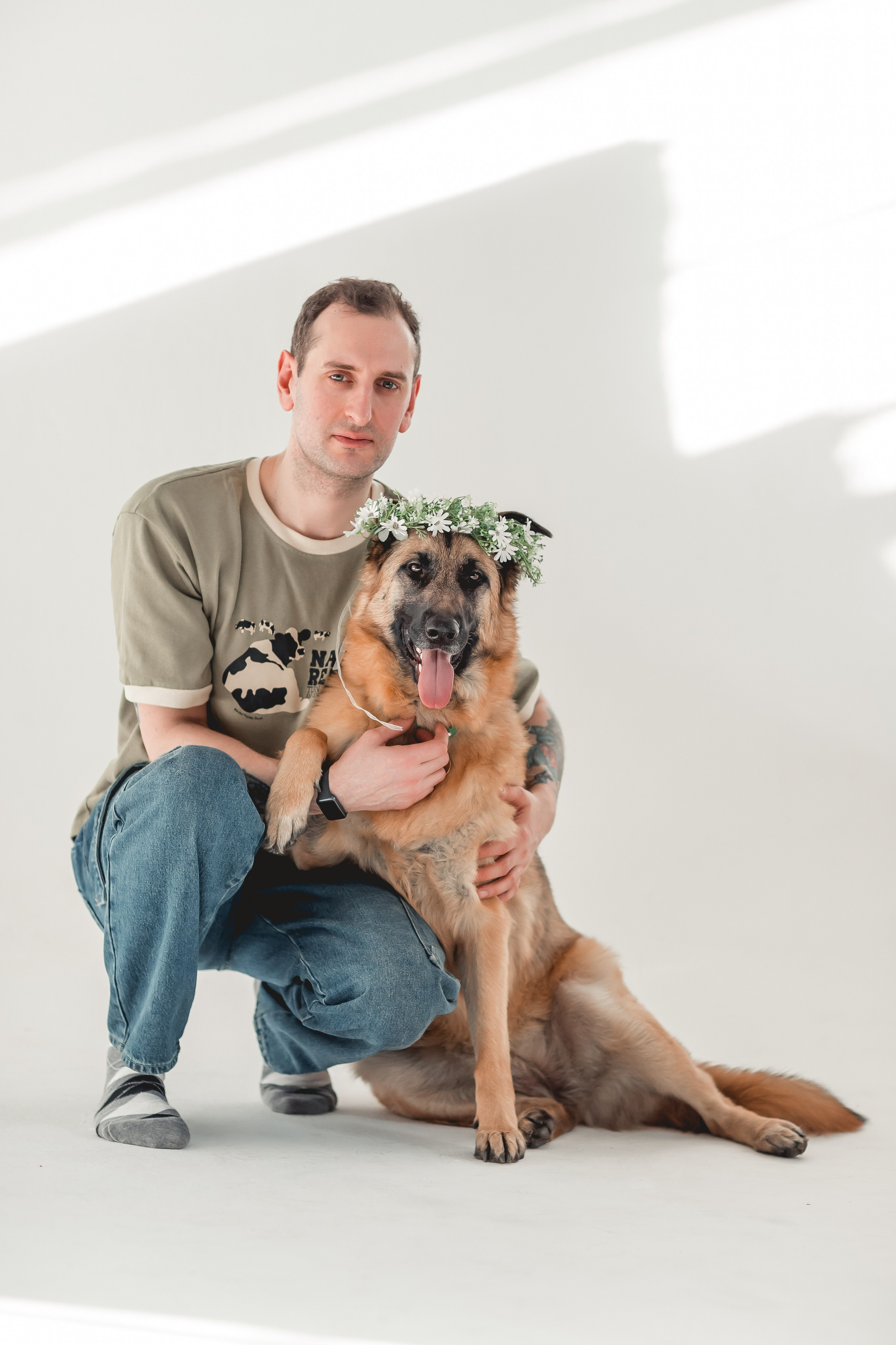 Игорь и Лора. Семейный фотограф анималист Мария Крючкова