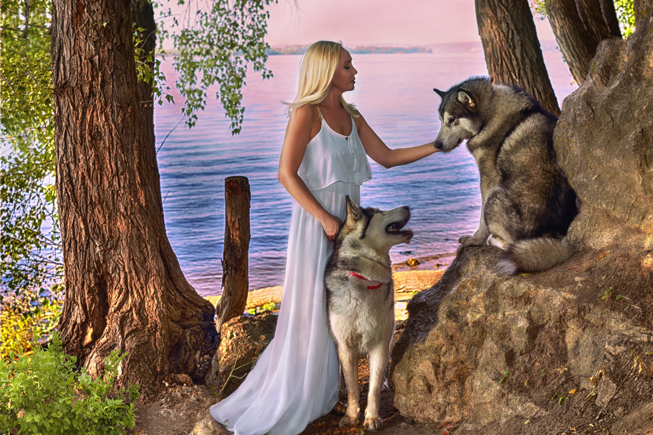 Летняя фотосессия на природе, в лесу, на улице. Семейная с детьми