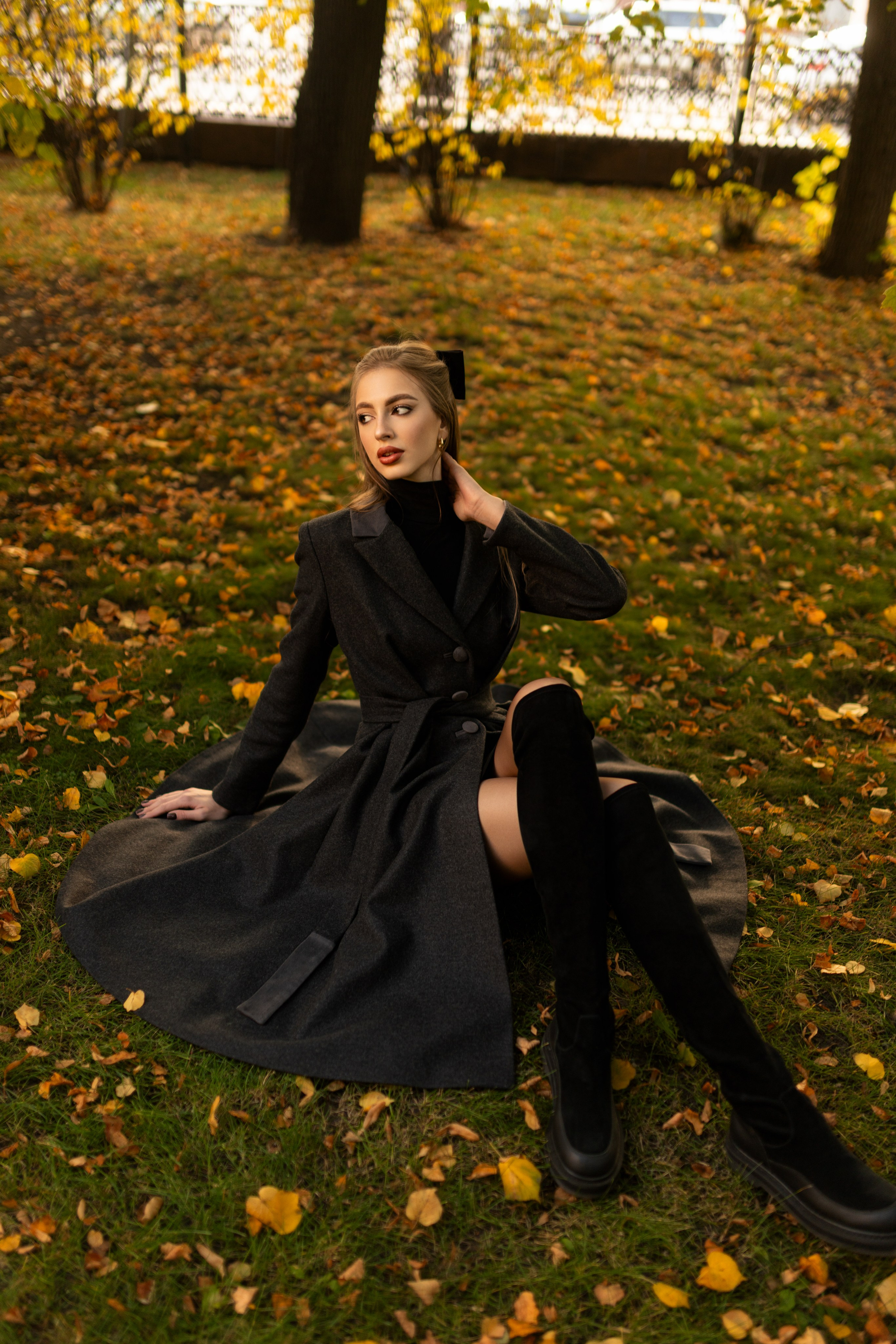 Осенний фотосет с Ксенией в формате для «себя». Дмитрий Шульгин, портретный фотограф в Воронеже