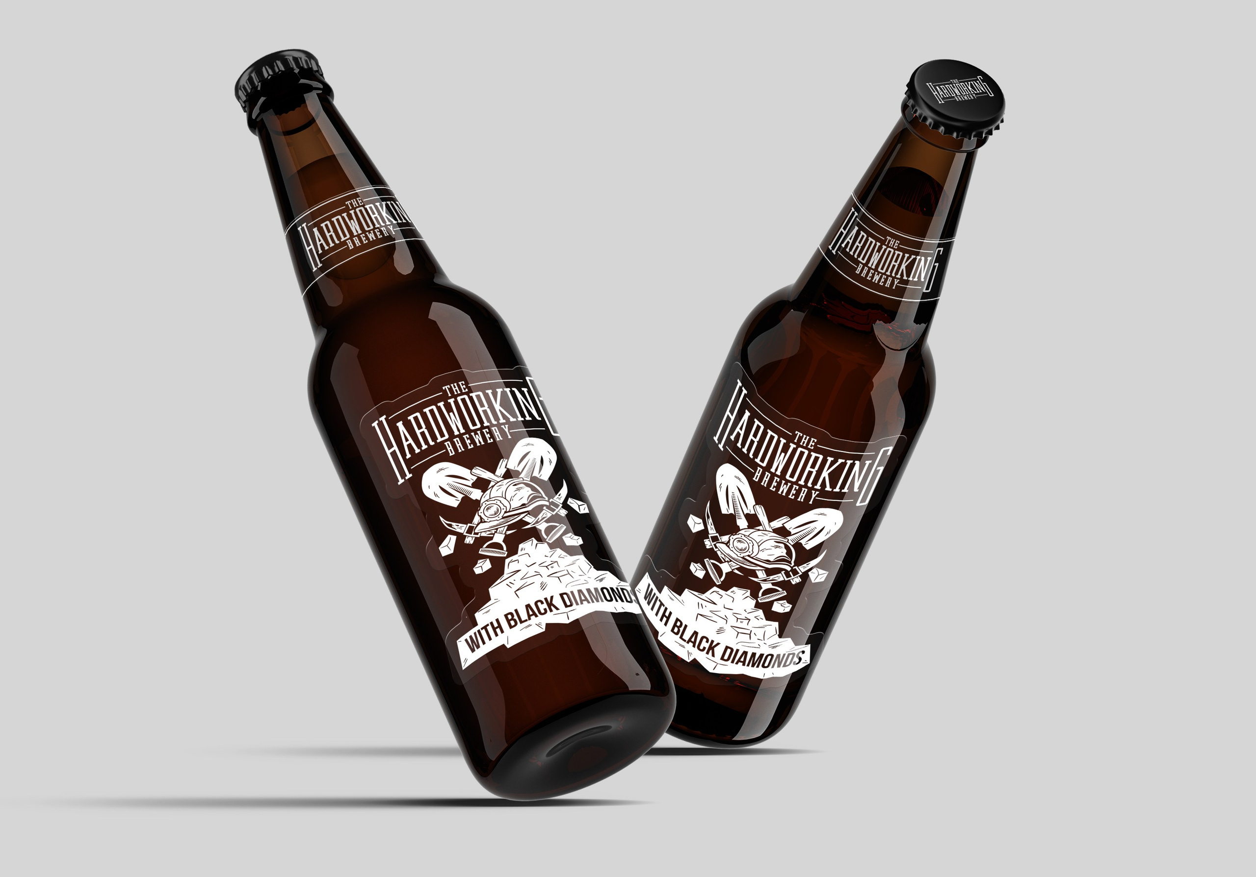 Пивоварня HARDWORKING. MoshaDesign