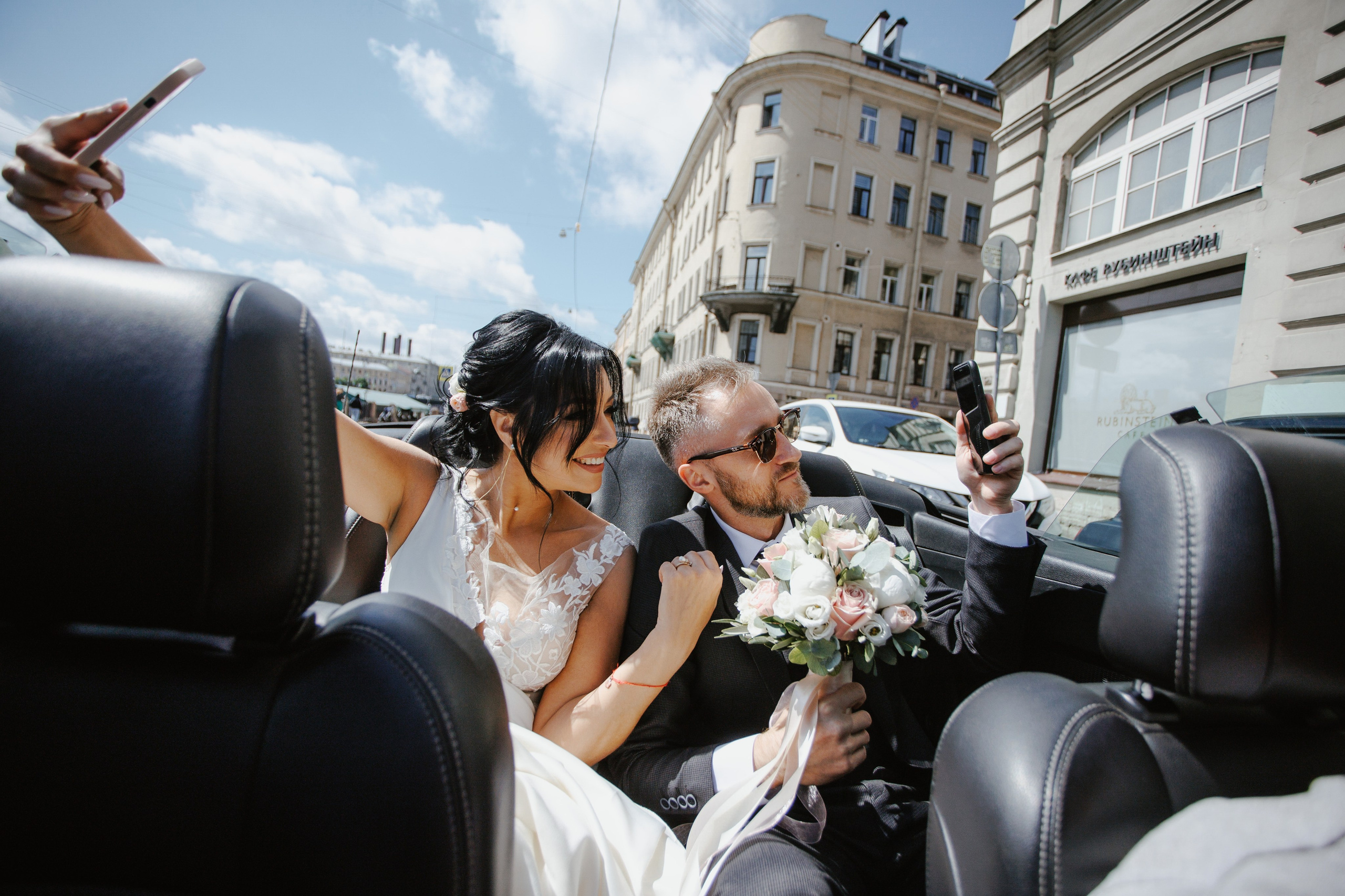 Свадьба в Питере весной. Свадебный фотограф СПБ