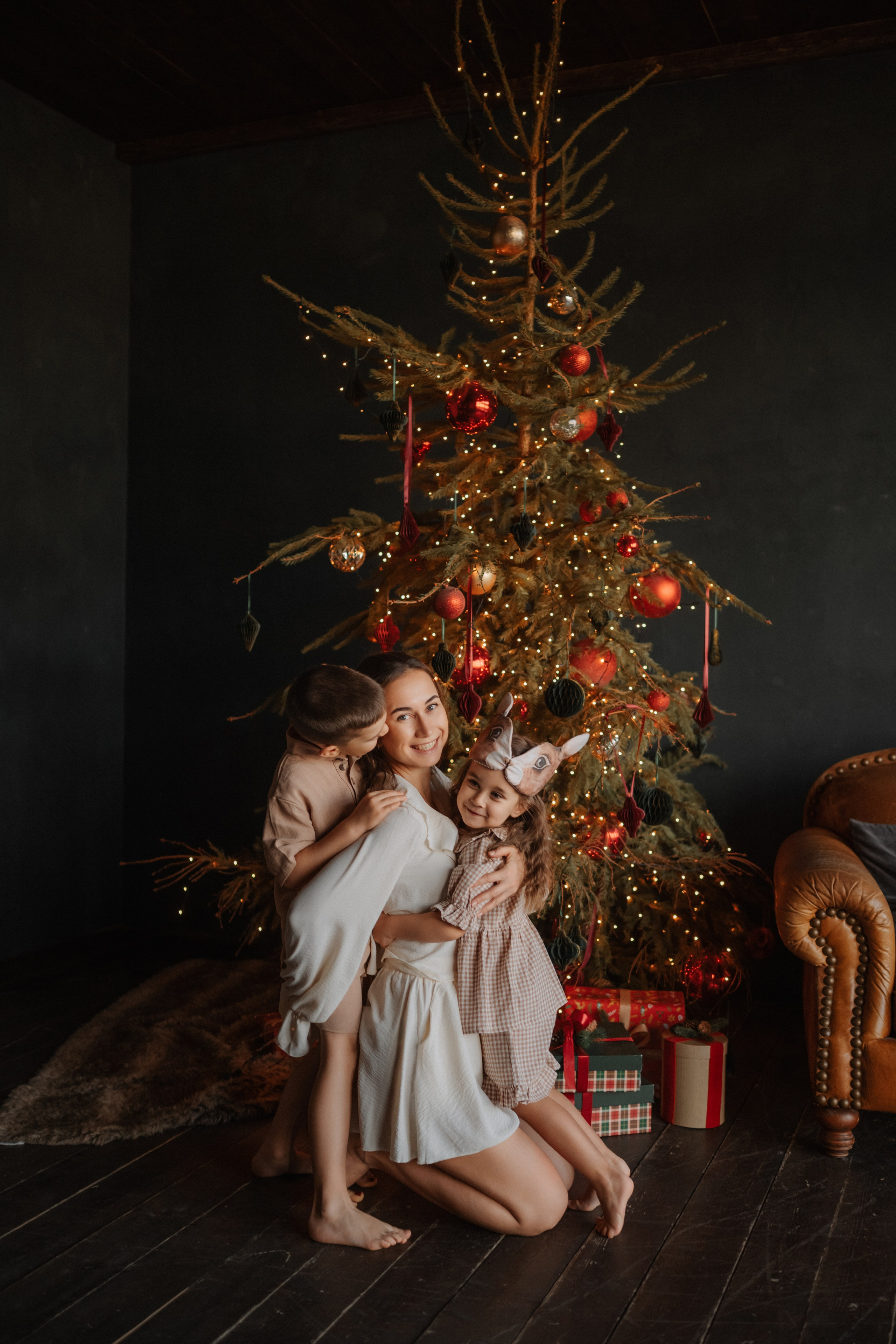Лада, Алиса, Андрей и Фифи. Дьяконова Валерия семейный и детский фотограф в Санкт-Петербурге