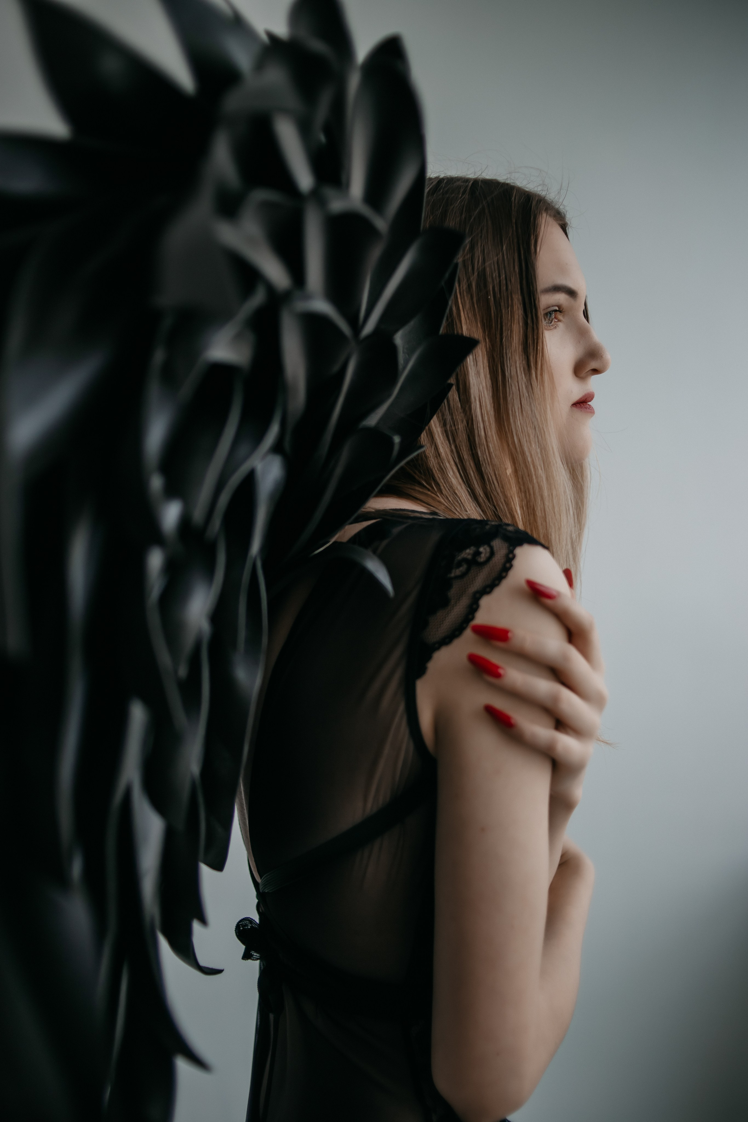 Татьяна. Черный ангел. Фотограф Регина Крикунова г. Красноярск