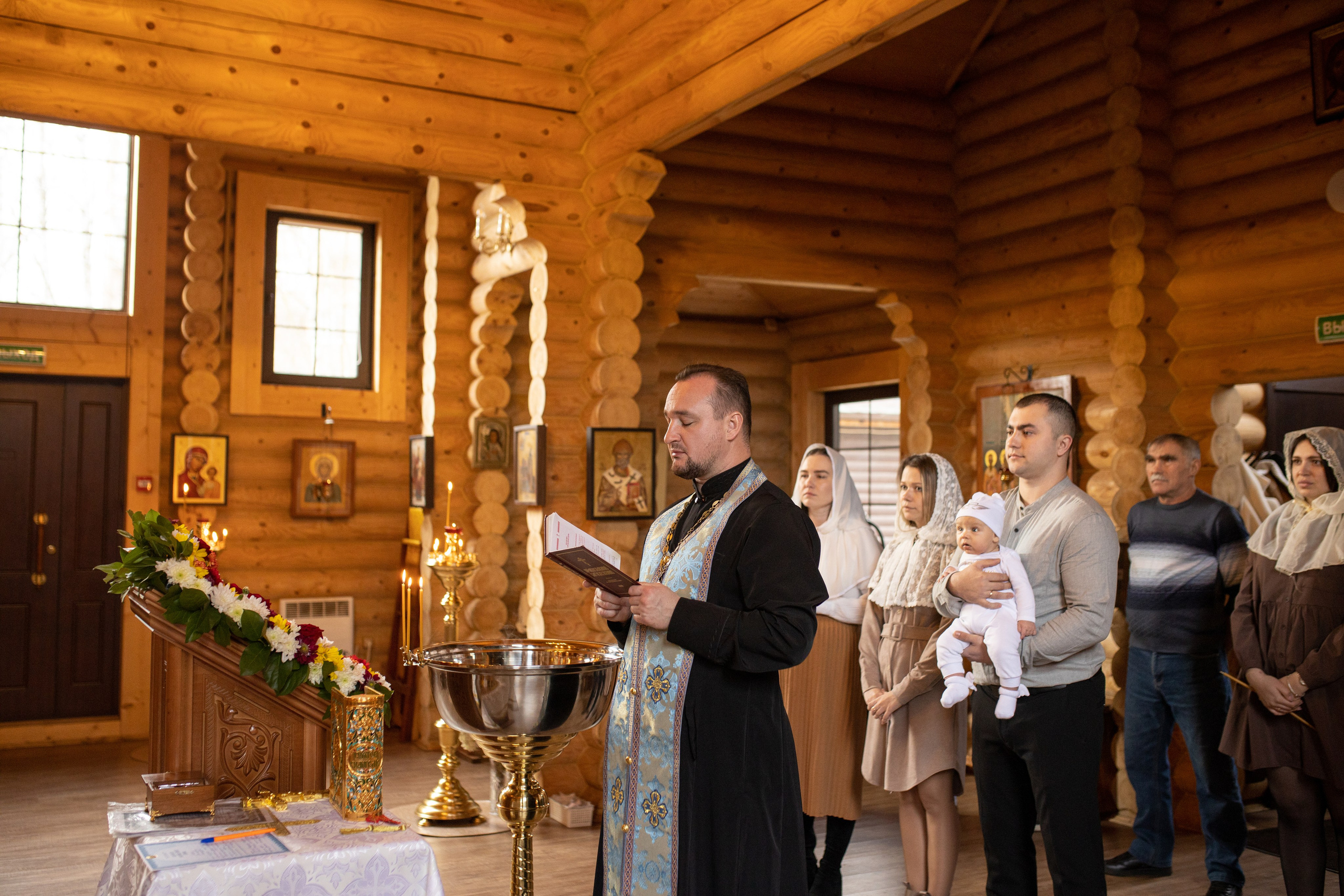 Таинство крещения Марка. Фотограф в Железнодорожном и Балашихе