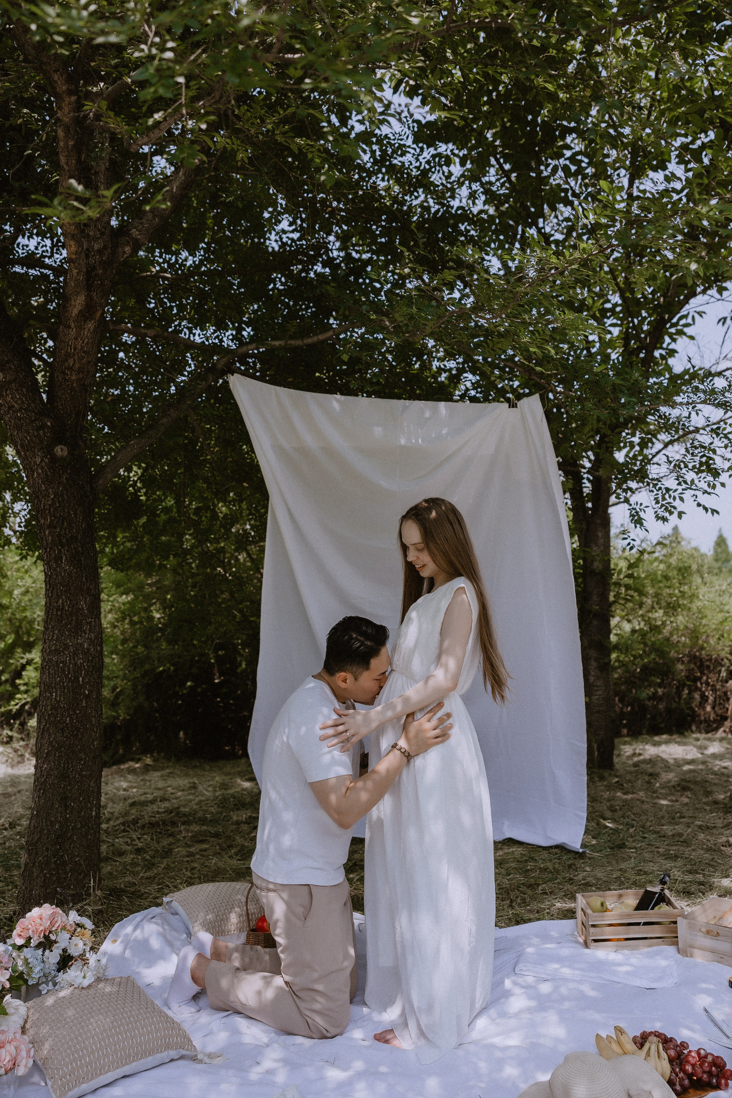 Фотосессия для пары в Пусане в ожидании малыша. ВАШ ФОТОГРАФ В ПУСАНЕ (Южная Корея) Александра Ануфрий