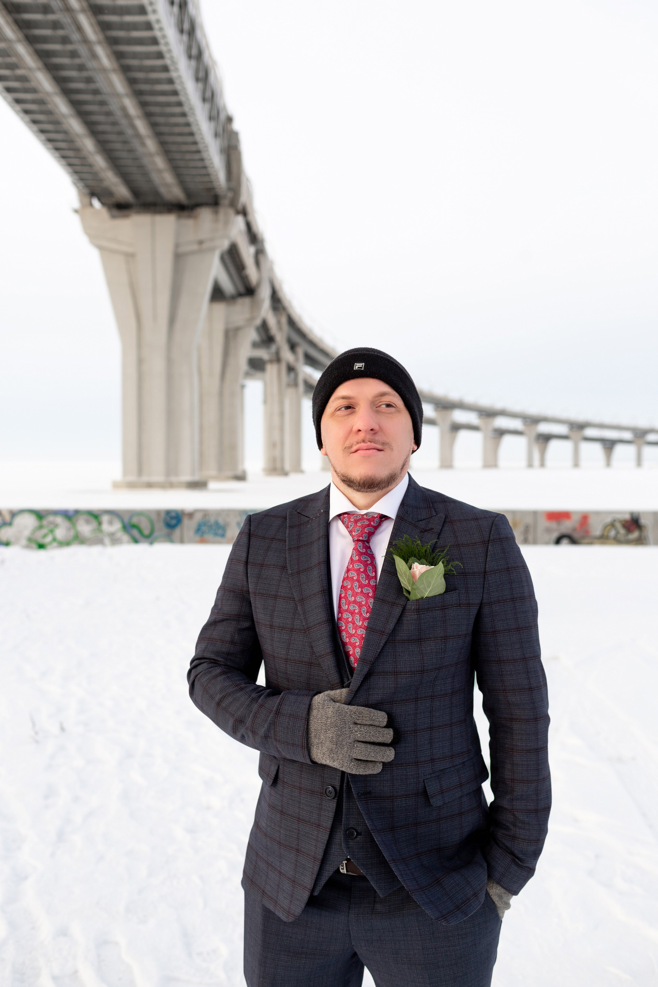 Свадебная фотосессия зимой. Свадебный фотограф Кирилл Белый