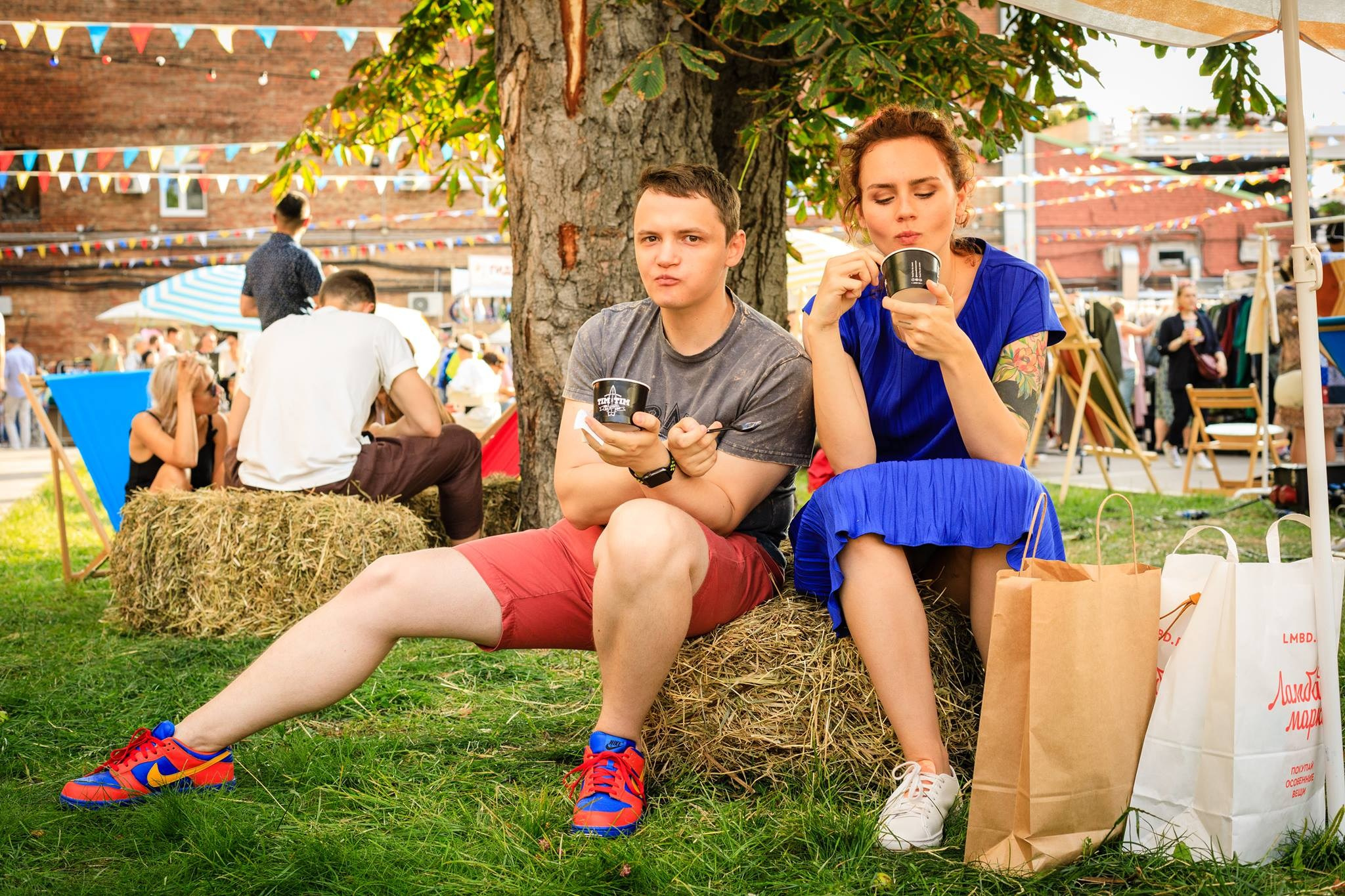 19 августа 2018 на Стрелке / фото Лена Стребкова. Фотоотчеты «Ламбада-маркета»