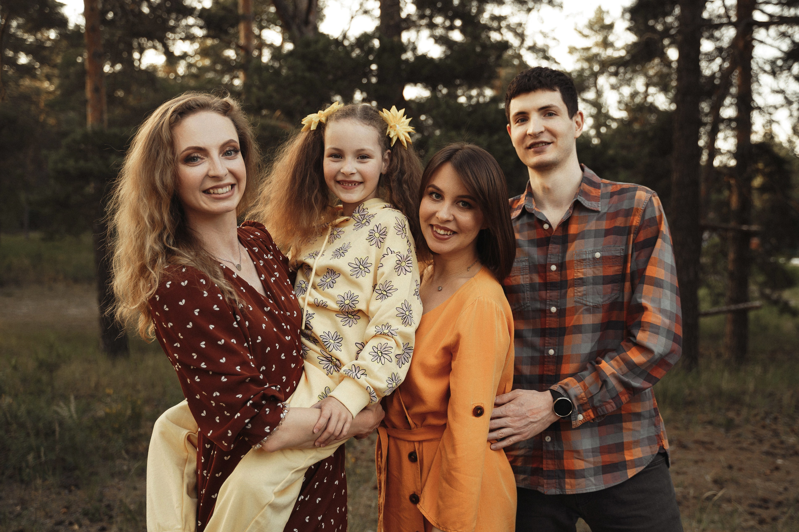 Татьяна и семья. Фотограф Алексей Кутырёв