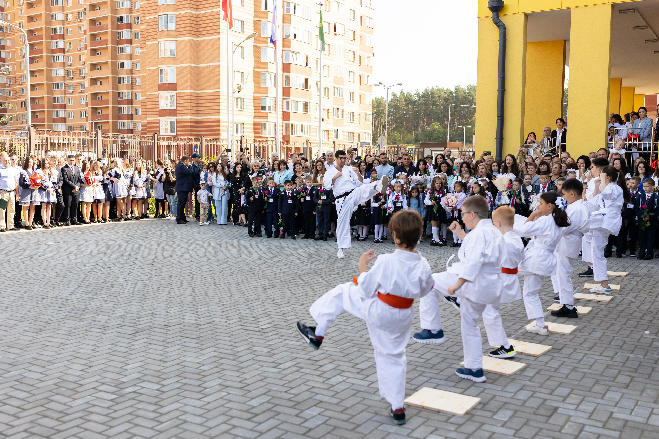 Линейка 1 сентября. Профессиональный Фотограф в Москве Андрей Славнов