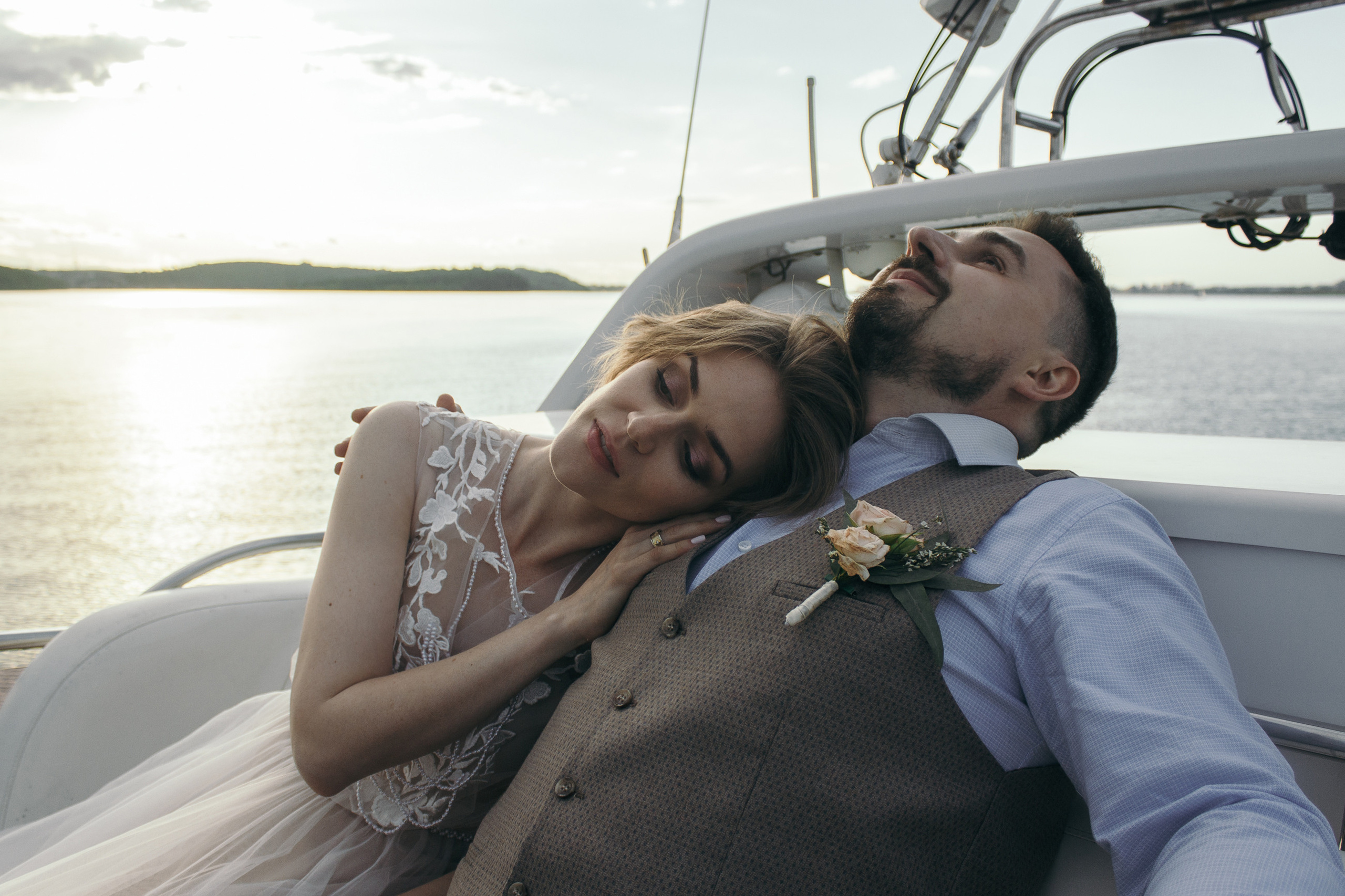 Свадьба на яхте. Фотограф Суботица и Нови Сад