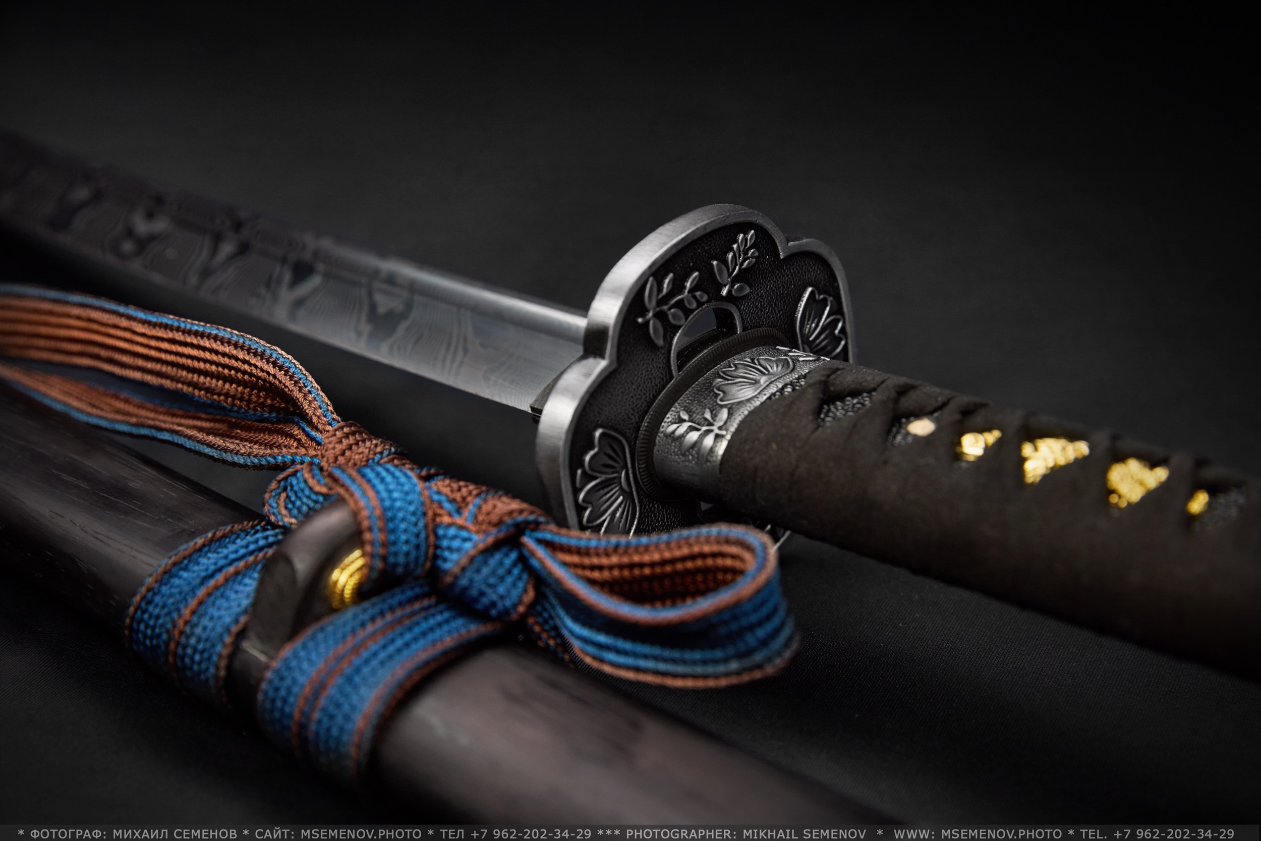 Предметная фотосъемка оружия, ножей, катаны Фотограф Михаил Семенов г. Ярославль
