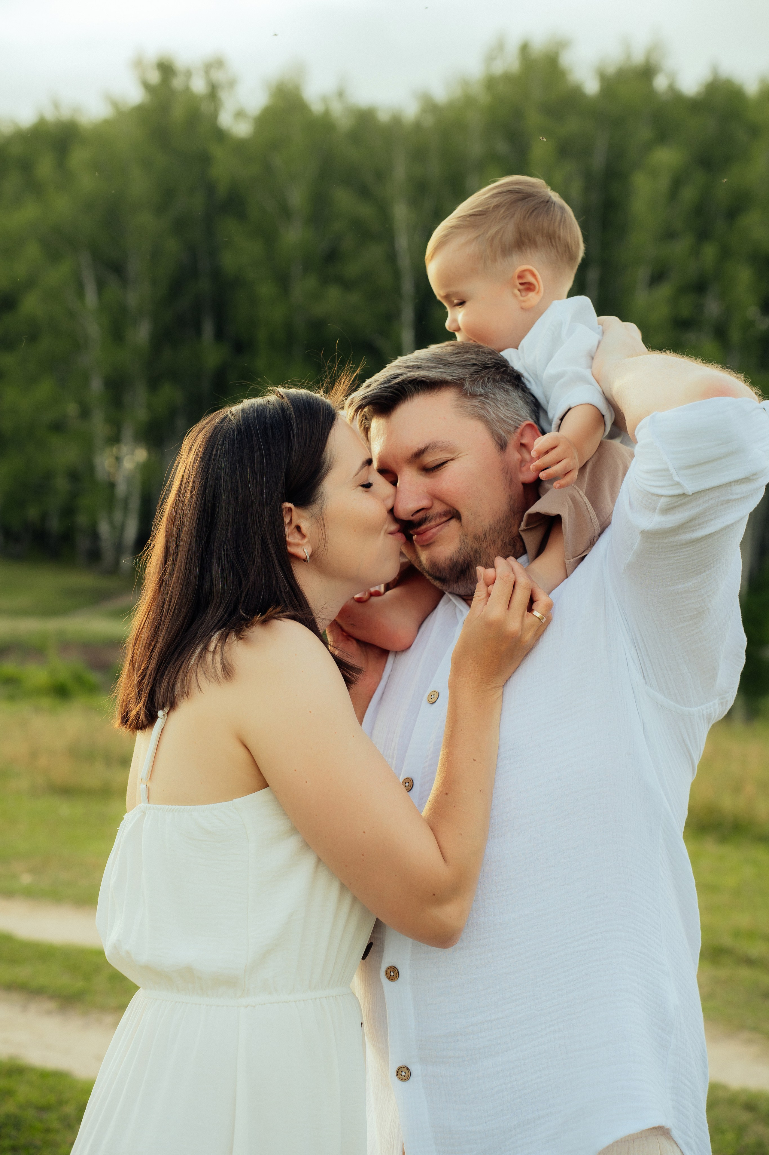 Леша, Юля и Ярослав. Семейный фотограф • Домашние съемки в Нижнем Новгороде