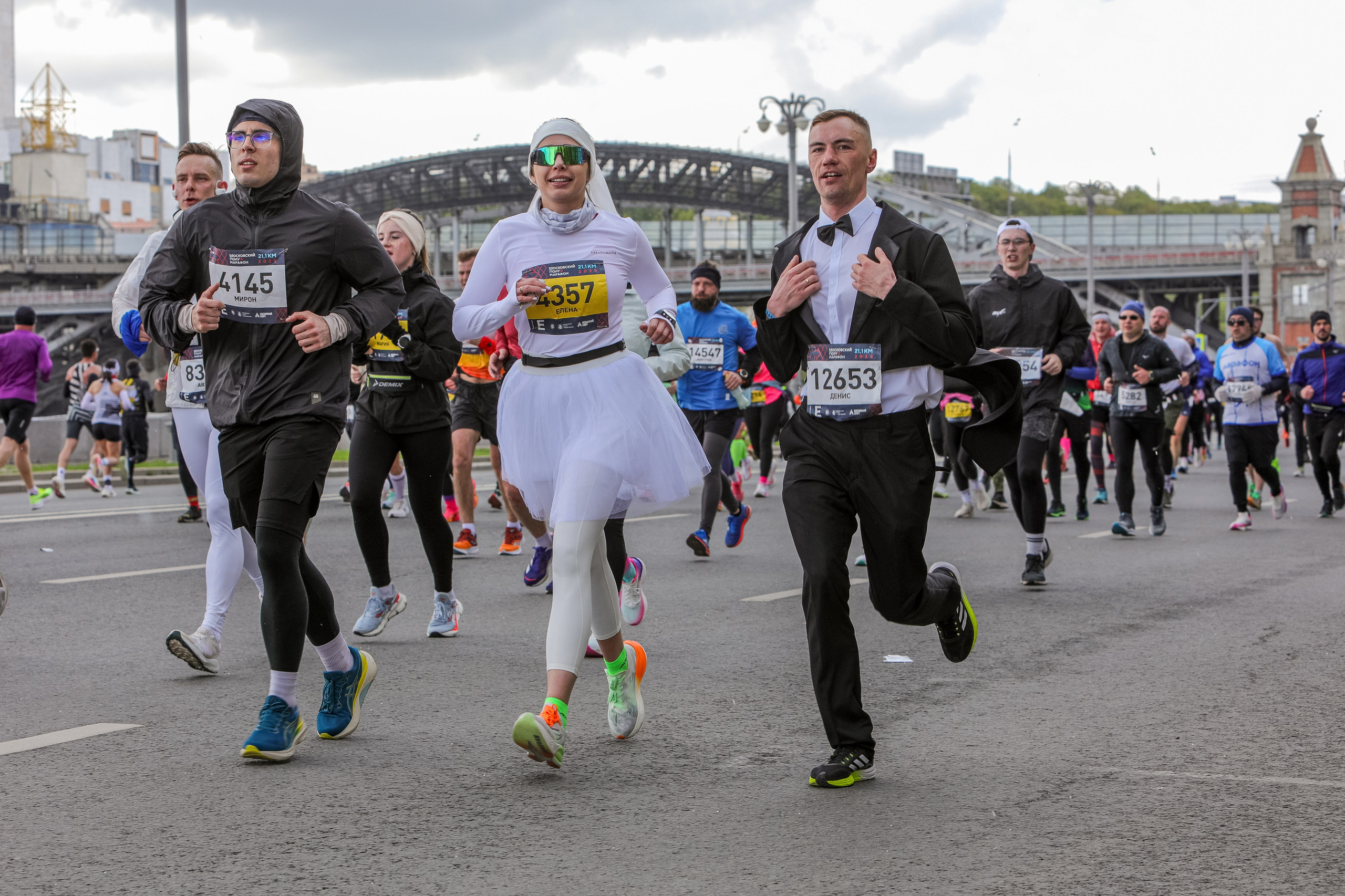 Московский полумарафон 27.04.25. Фотограф Сергей Ловкий