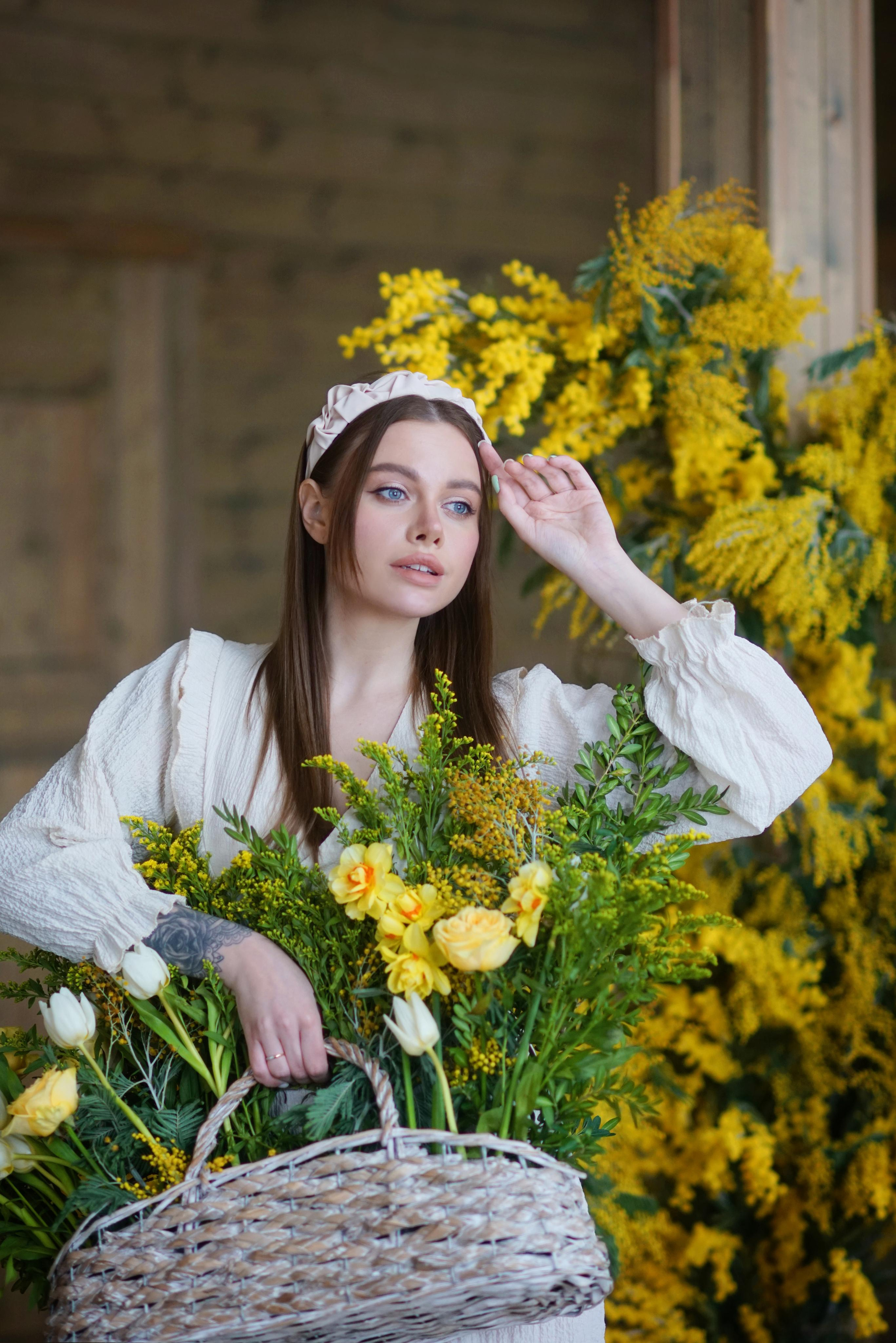 Мимоза, съемка для Даши. Фотодача — загородный дом для съемок в Домодедово, Московская область