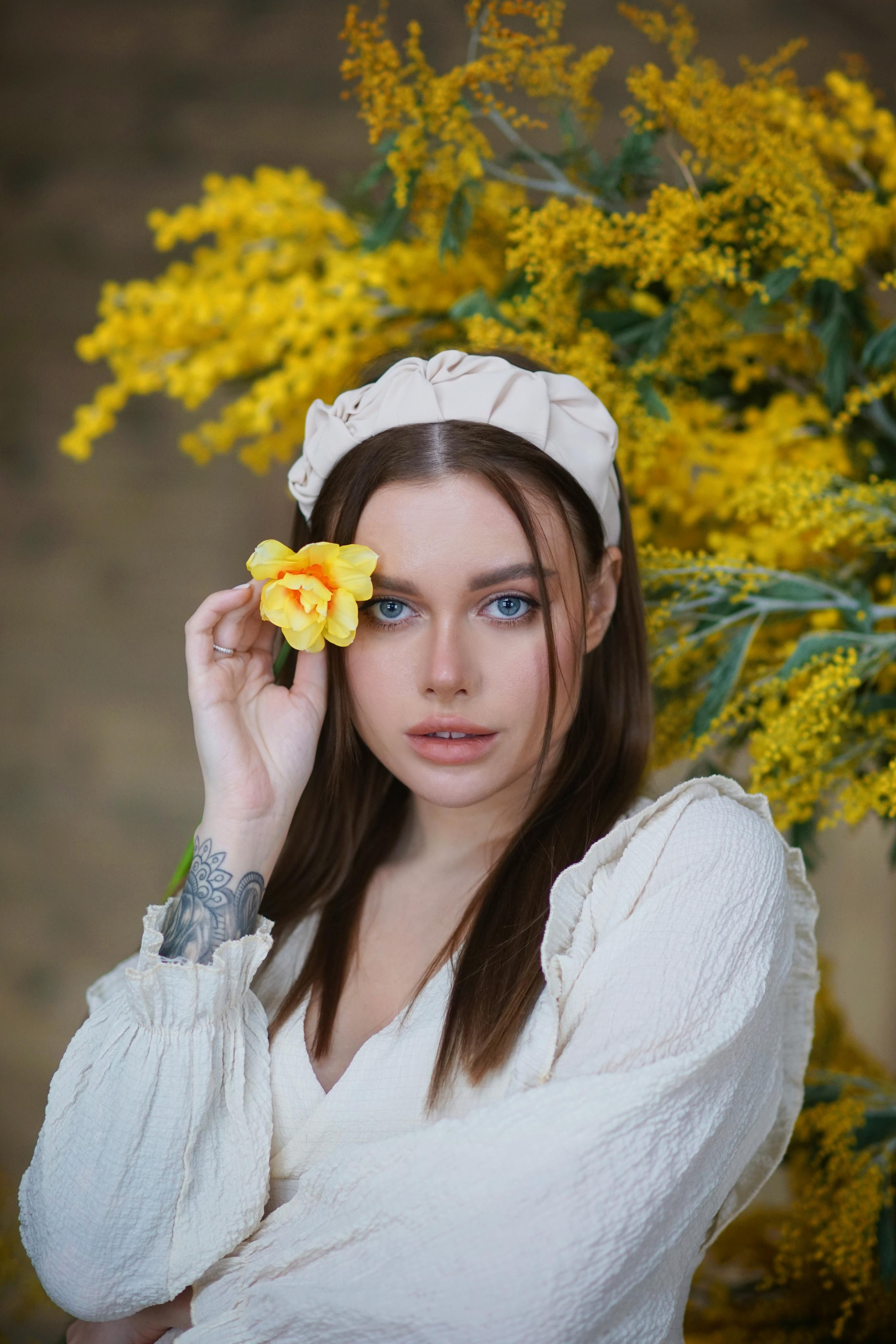 Мимоза, съемка для Даши. Фотодача — загородный дом для съемок в Домодедово, Московская область