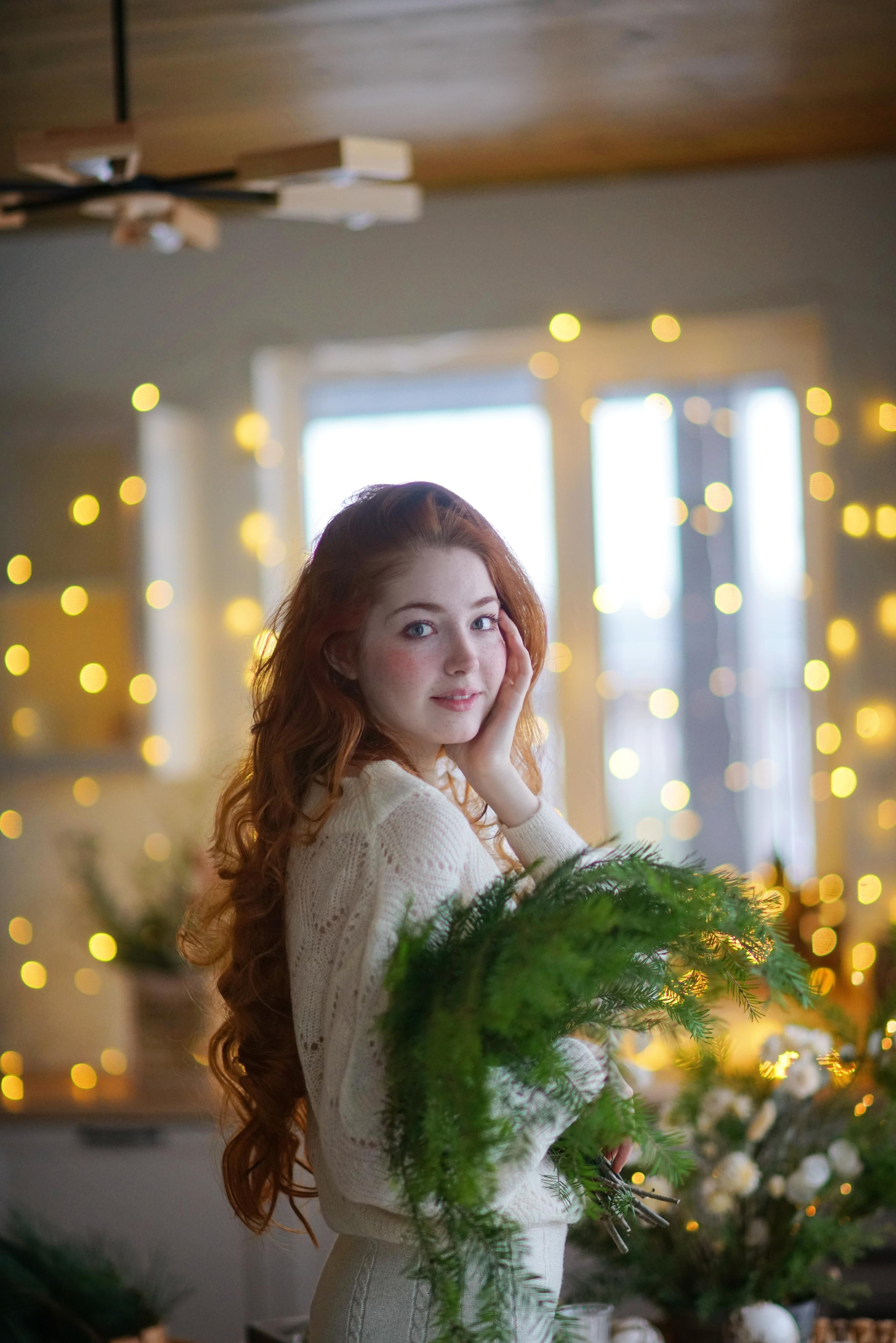 Фотосессия для Ани в загородном доме, женский портрет. Фотодача — загородный дом для съемок в Домодедово, Московская область