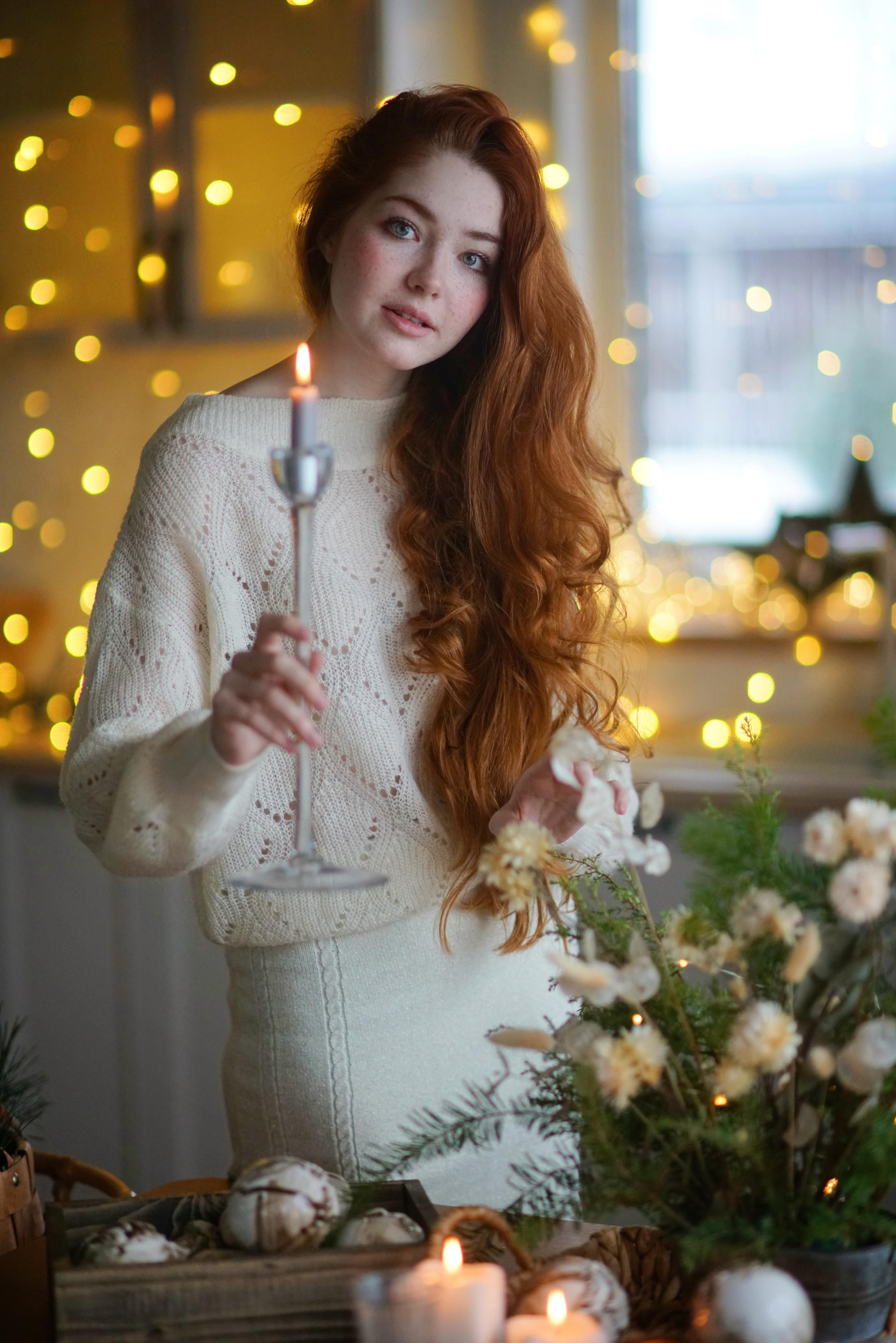 Фотосессия для Ани в загородном доме, женский портрет. Фотодача — загородный дом для съемок в Домодедово, Московская область