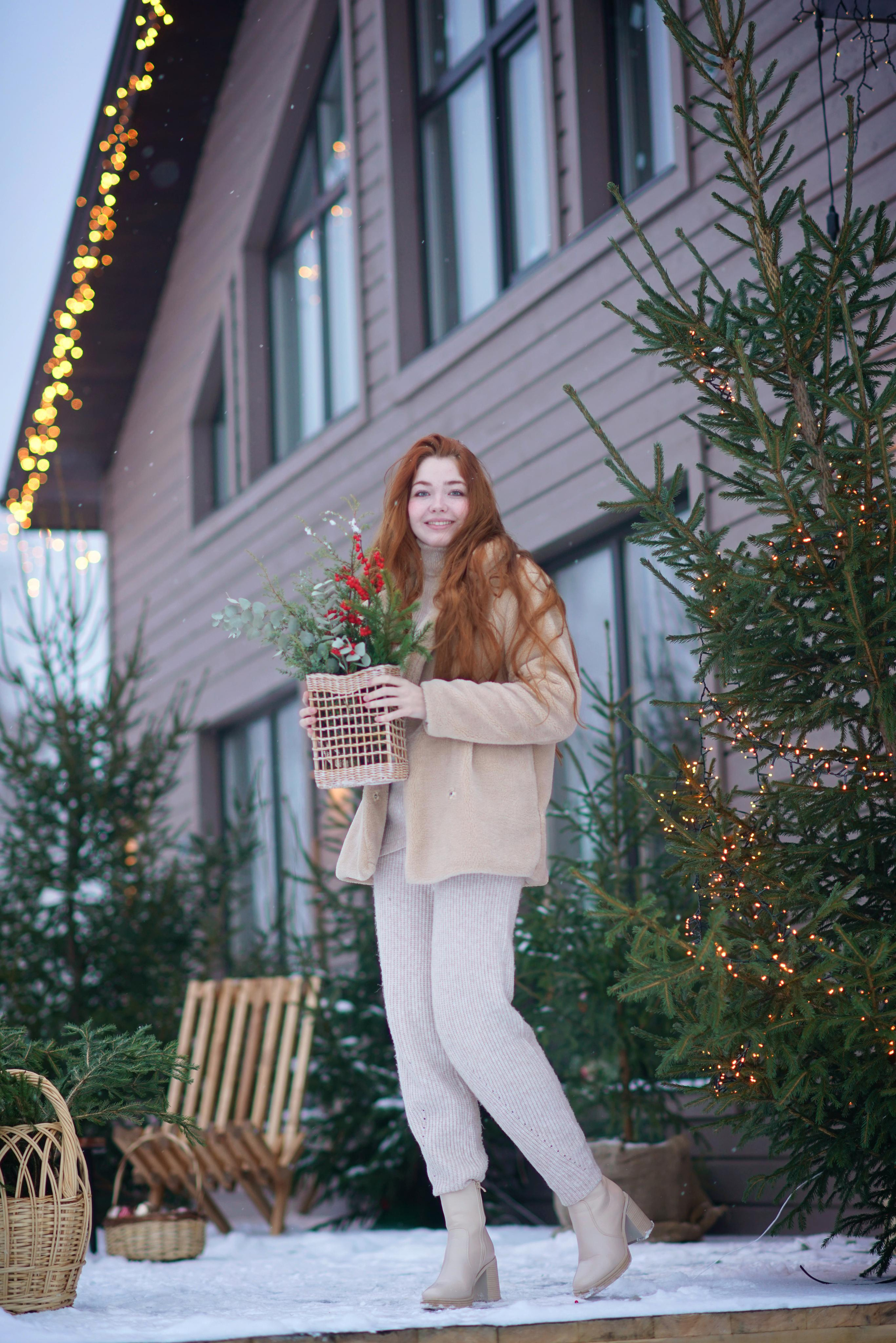 Фотосессия для Ани в загородном доме, женский портрет. Фотодача — загородный дом для съемок в Домодедово, Московская область