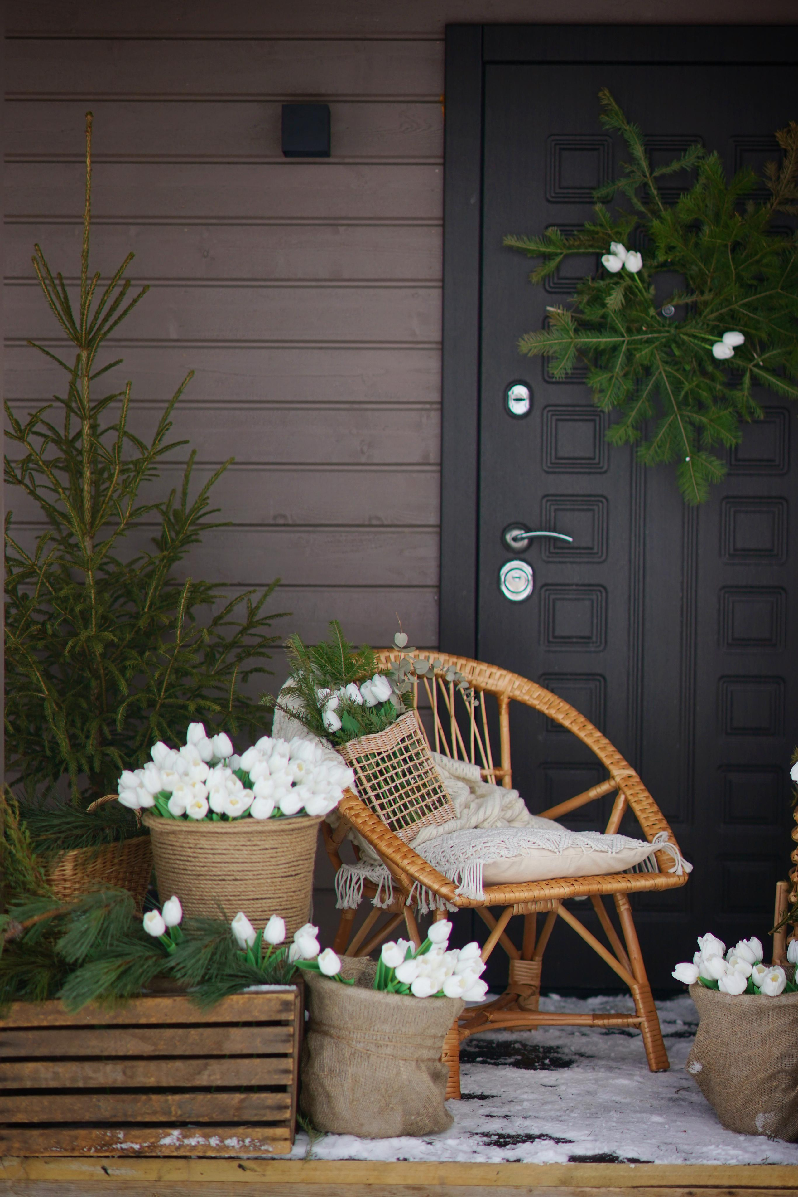 Веранда и тюльпаны. Фотодача — загородный дом для съемок в Домодедово, Московская область