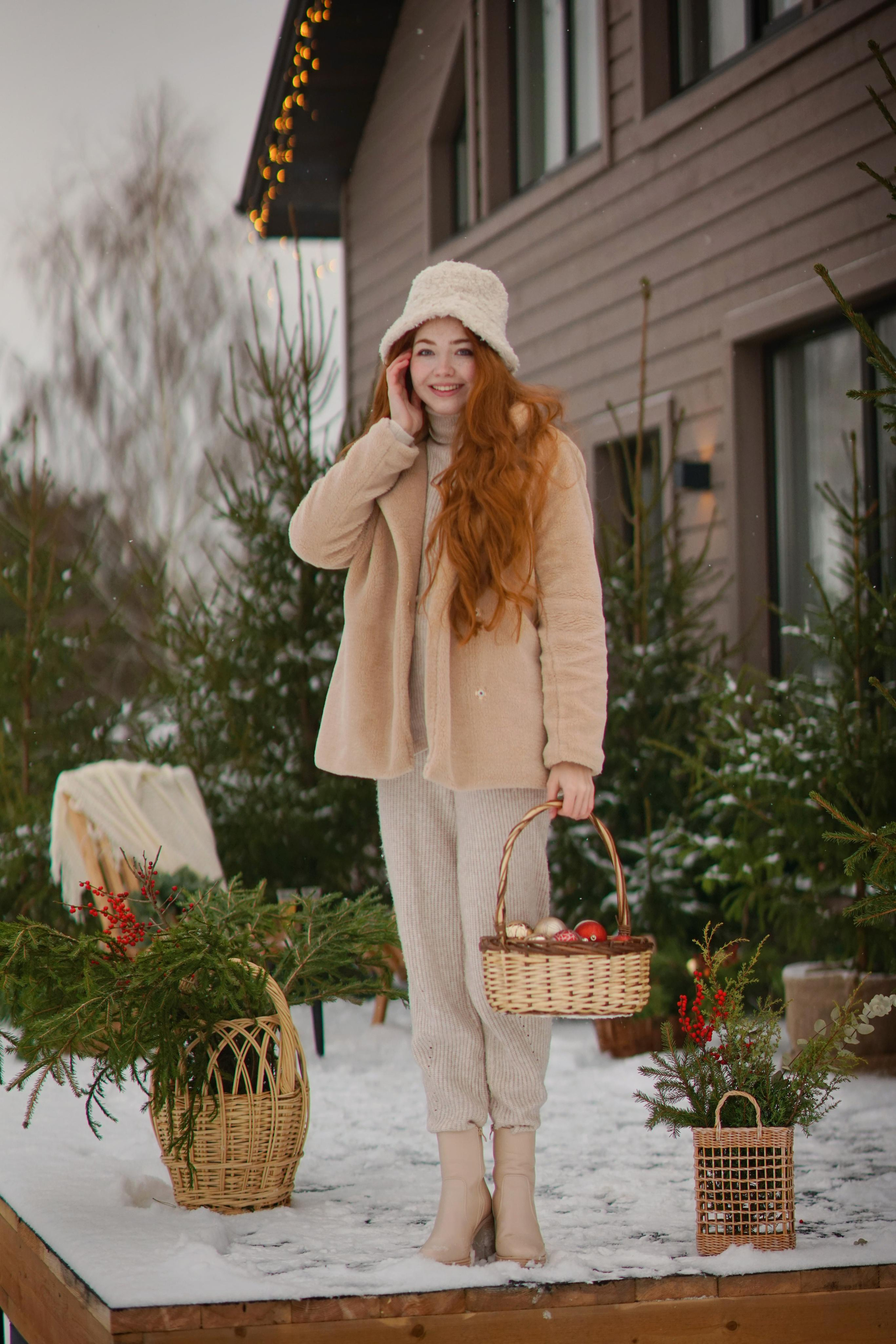 Фотосессия для Ани в загородном доме, женский портрет. Фотодача — загородный дом для съемок в Домодедово, Московская область