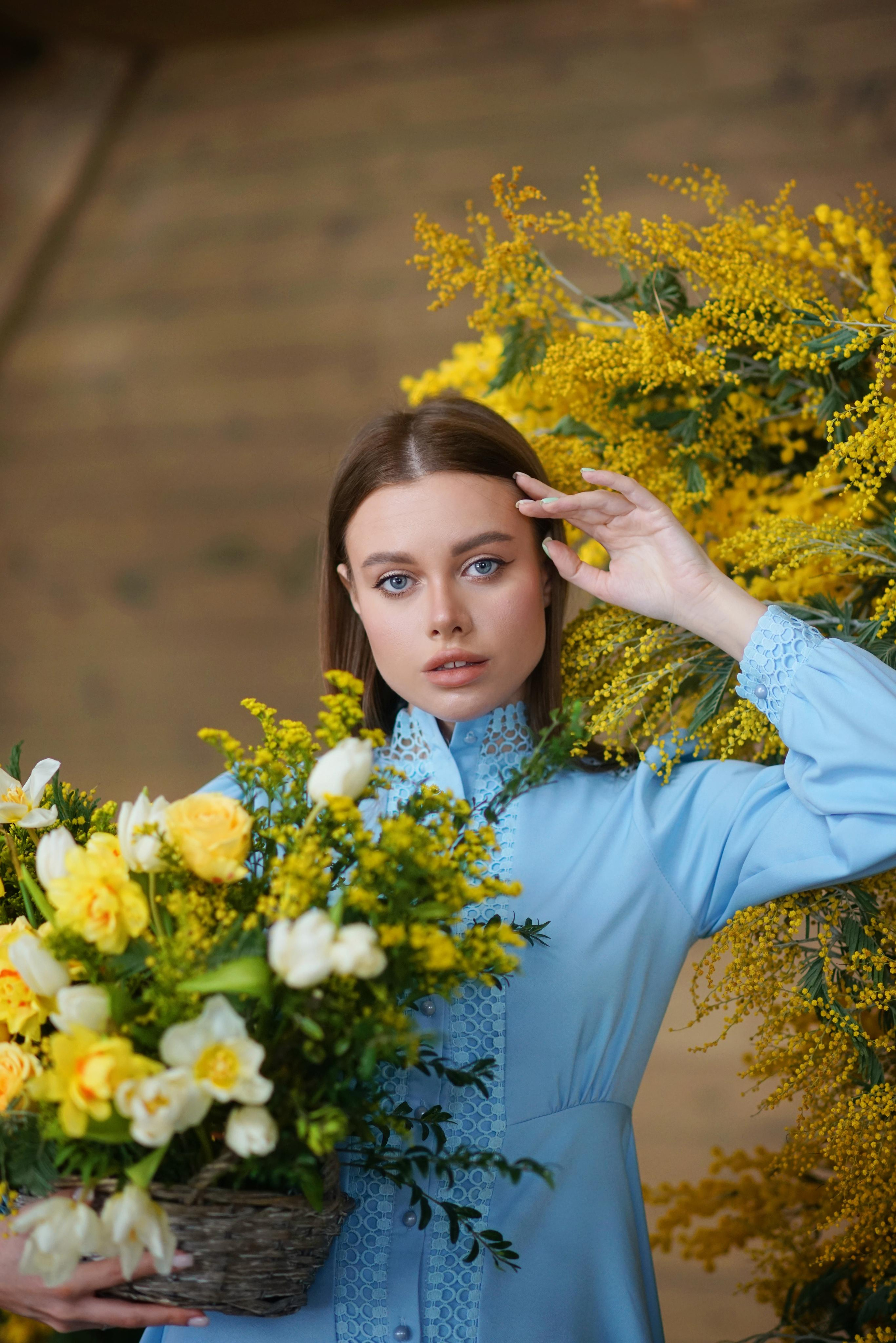 Мимоза, съемка для Даши. Фотодача — загородный дом для съемок в Домодедово, Московская область