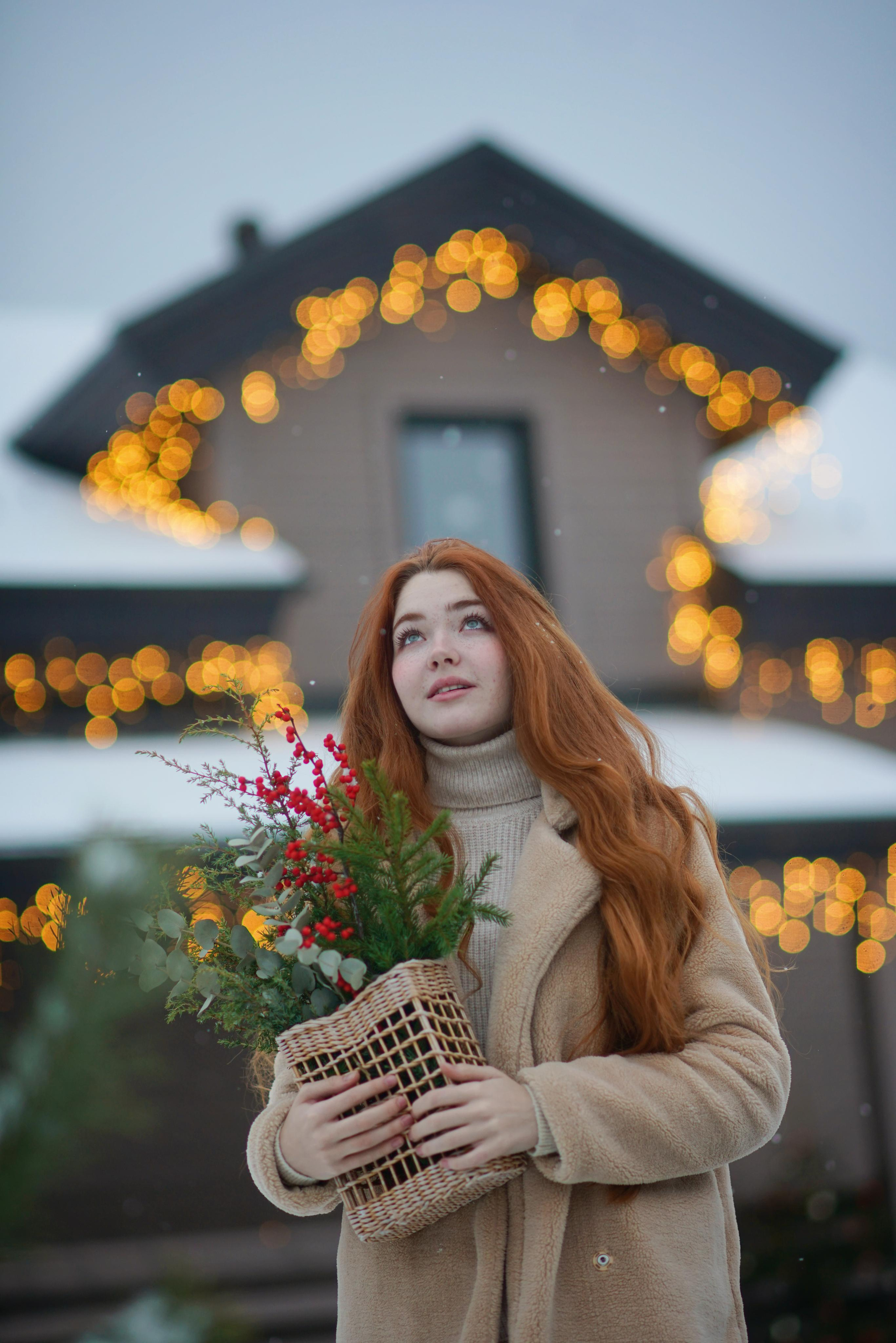 Фотосессия для Ани в загородном доме, женский портрет. Фотодача — загородный дом для съемок в Домодедово, Московская область