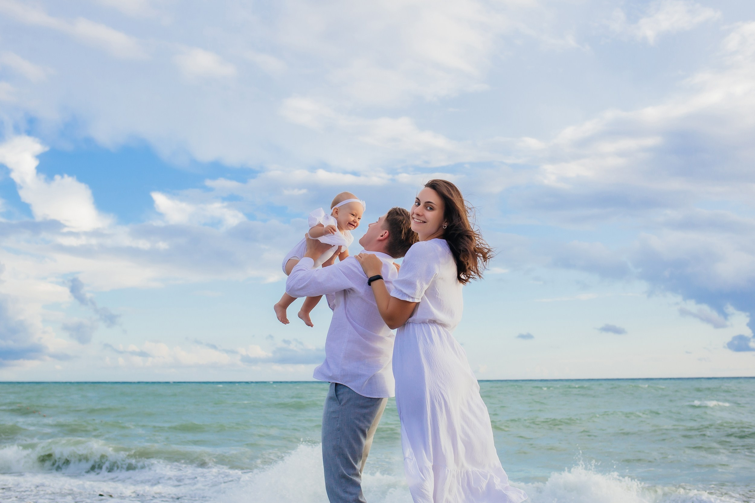 Семейная фотосессия на море в Адлере. Фотограф Сочи Адлер. Солькаева Анастасия