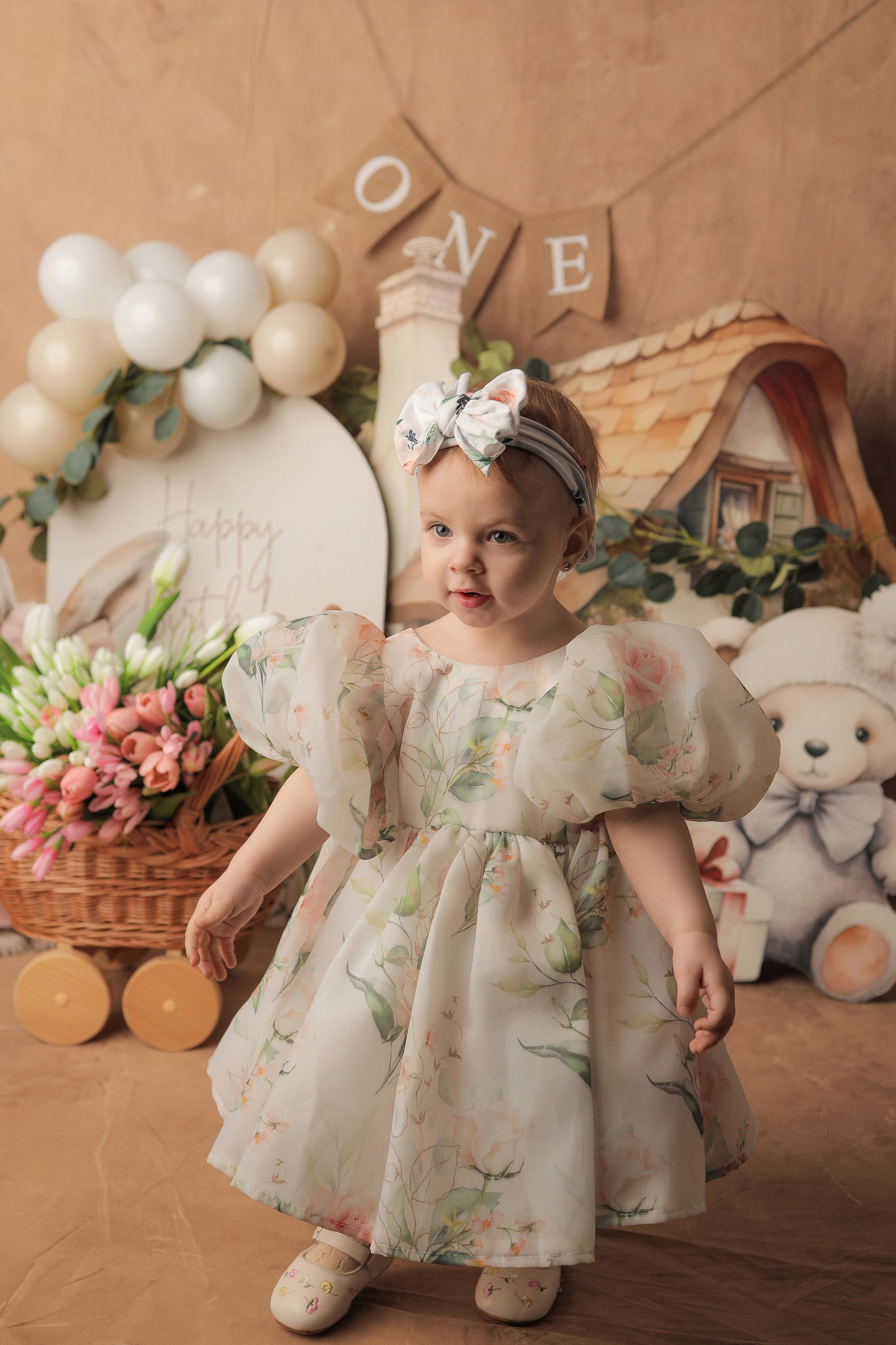 Анечка, 1 годик. Фотограф новорожденных в Новокузнецке Анна Горошникова