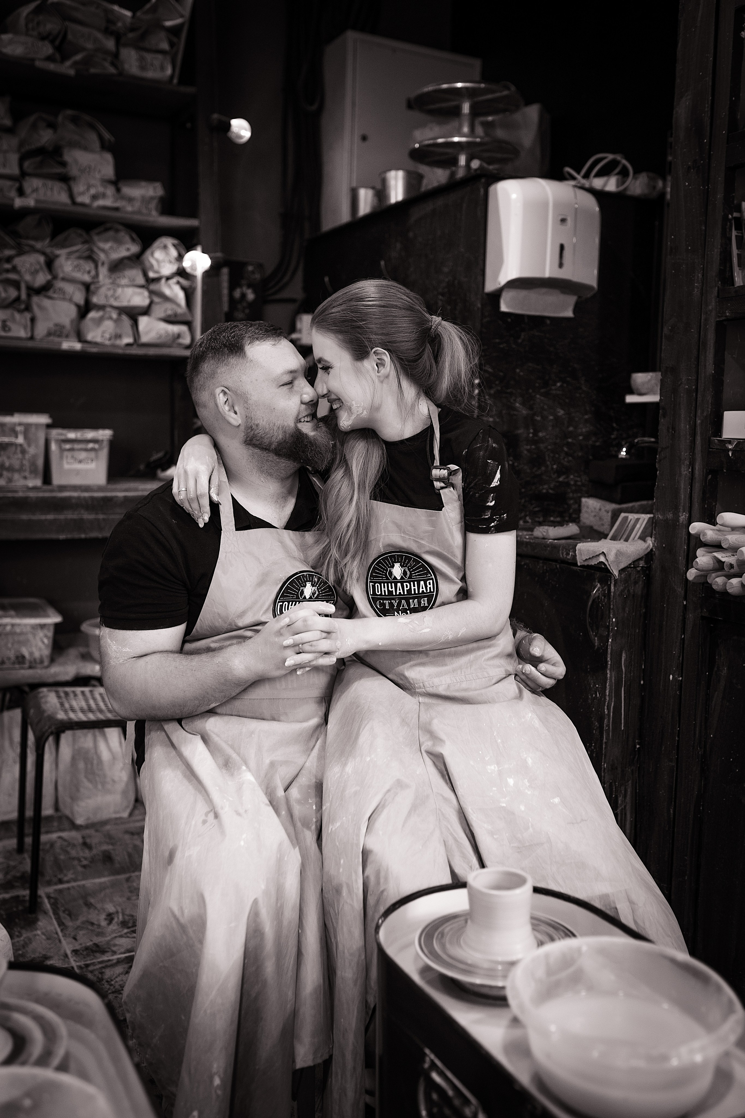 Лавстори в гончарной мастерской. Фотограф в Железнодорожном и Балашихе