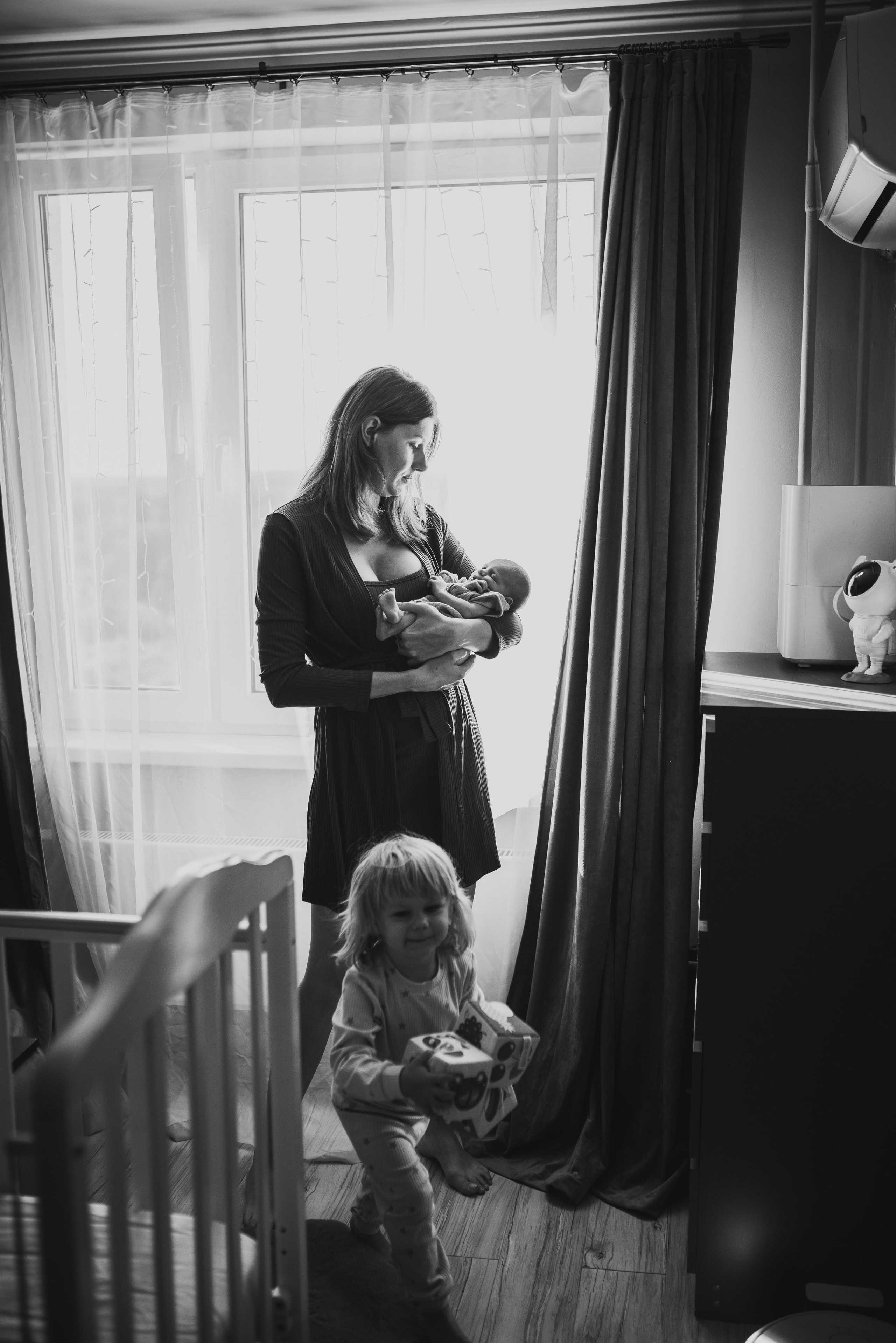 Домашняя фотосессия с новорожденным. Семейный фотограф в Домодедово и Москве Елена Пичугина