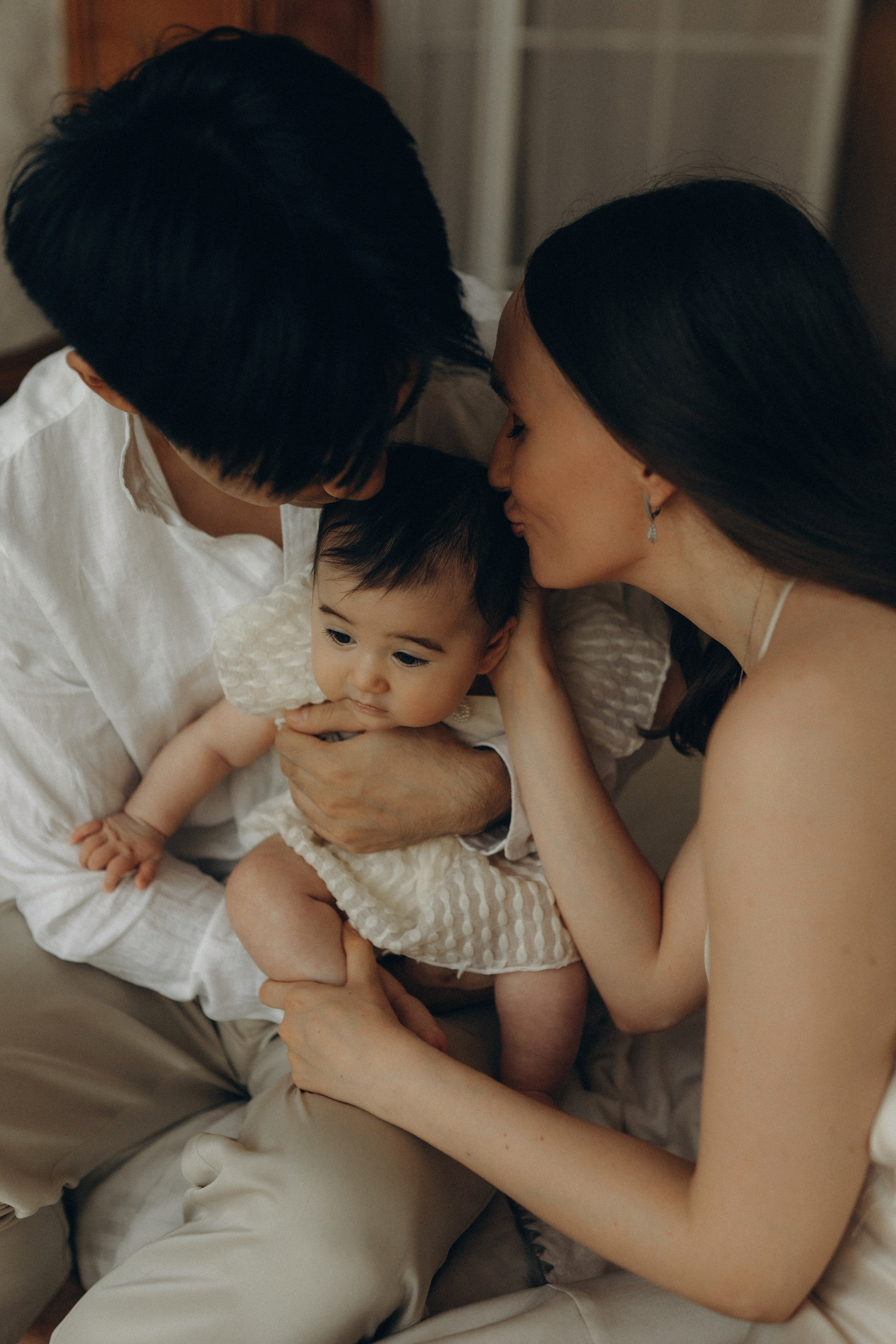 Малышка Нина и родители. Семейный lifestyle фотограф в Москве Рената Рафикова