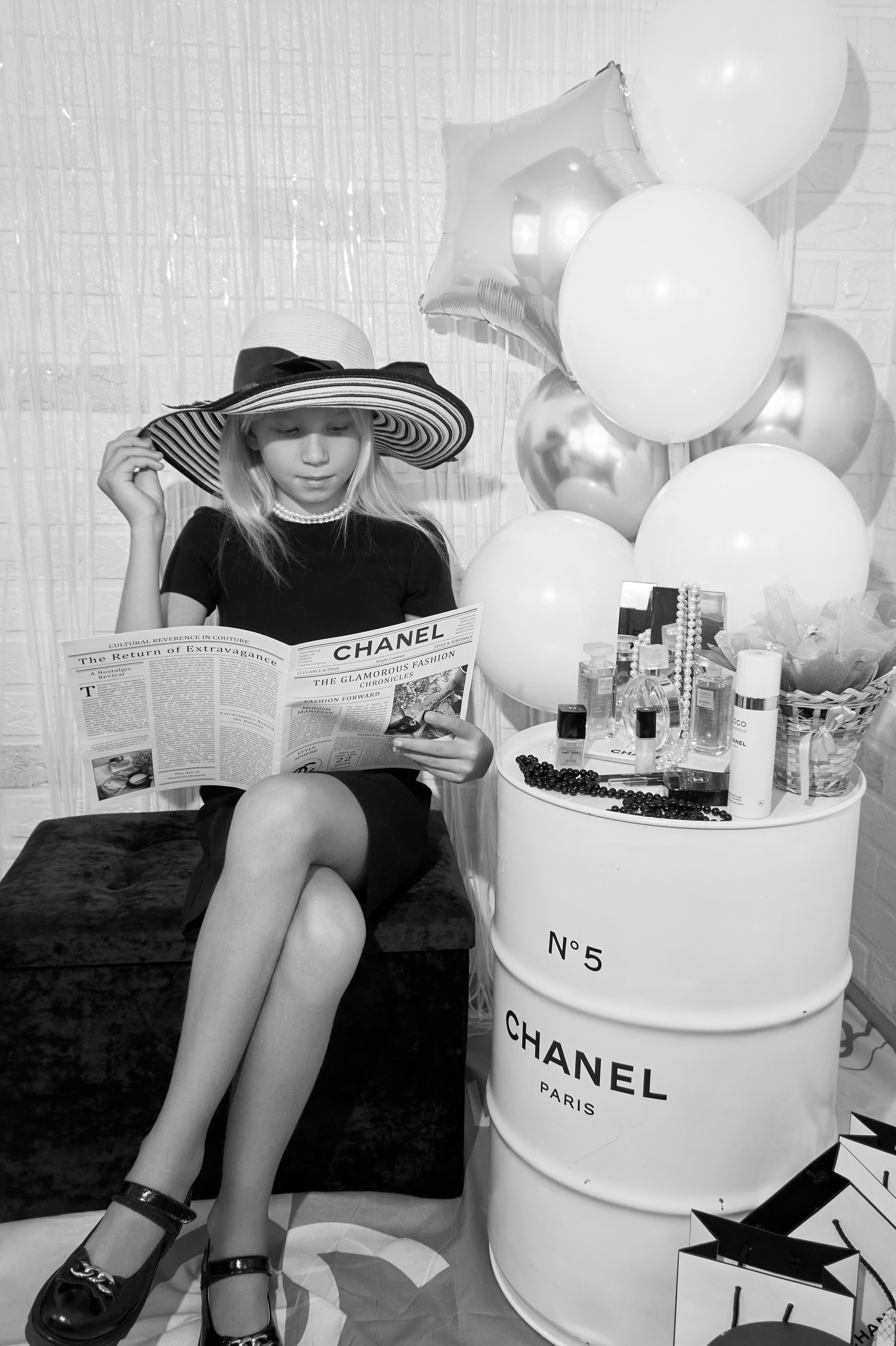Детская фотосессия в стиле CHANEL. Фотограф в Краснодаре Татьяна Вижевитова