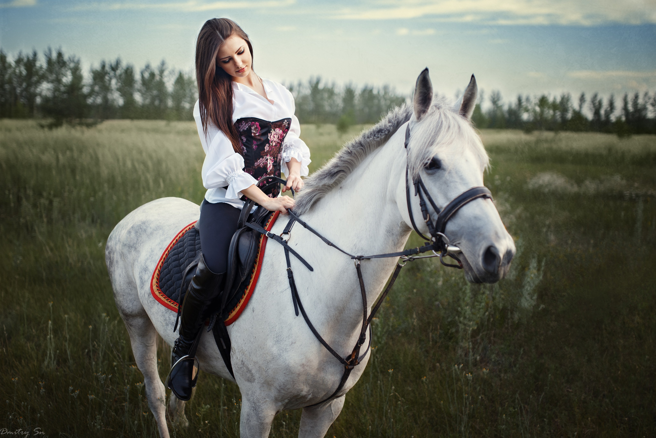 Конная фотосессия на природе с Кристиной для «себя»