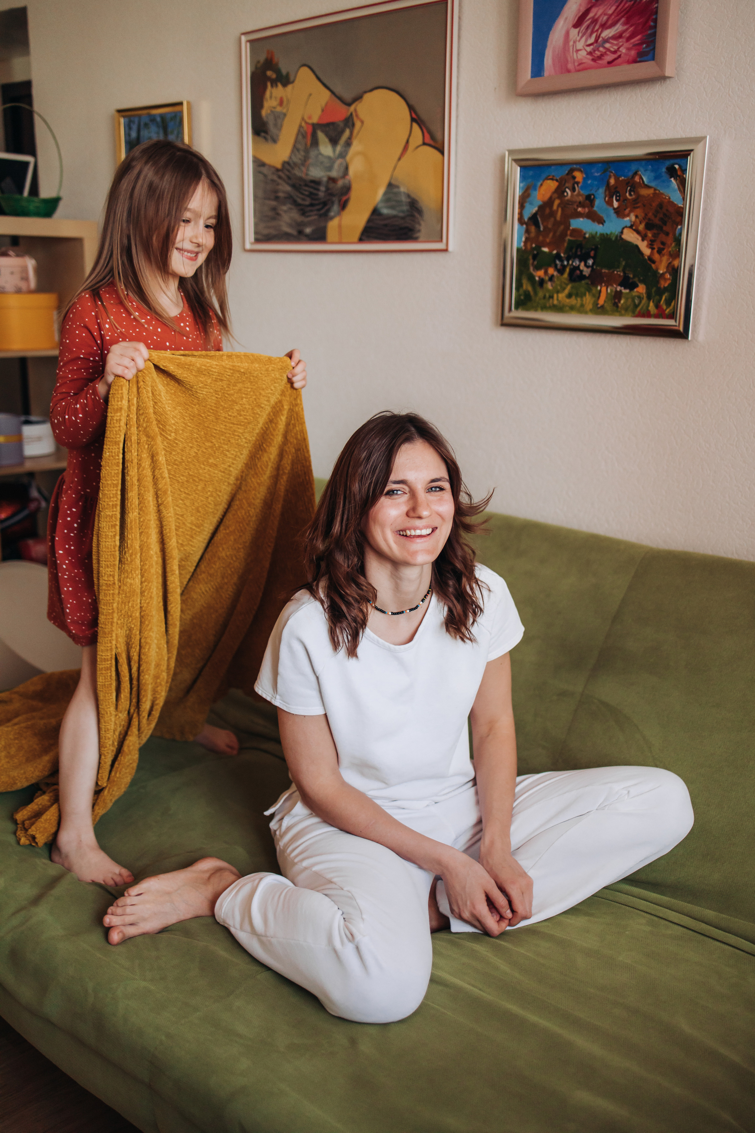 Семейная съёмка дома. Семейный и свадебный фотограф Viva Photo