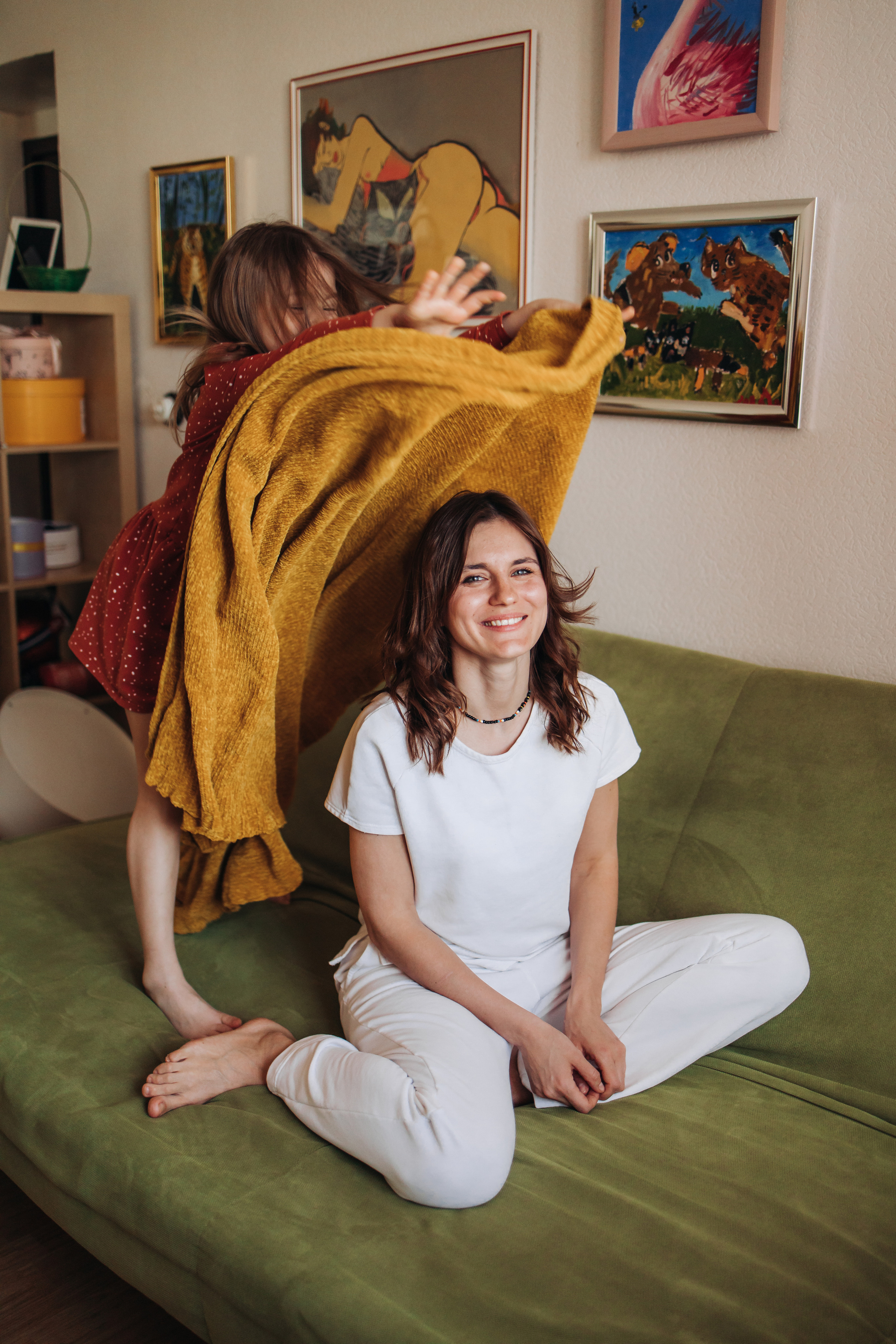 Семейная съёмка дома. Семейный и свадебный фотограф Viva Photo